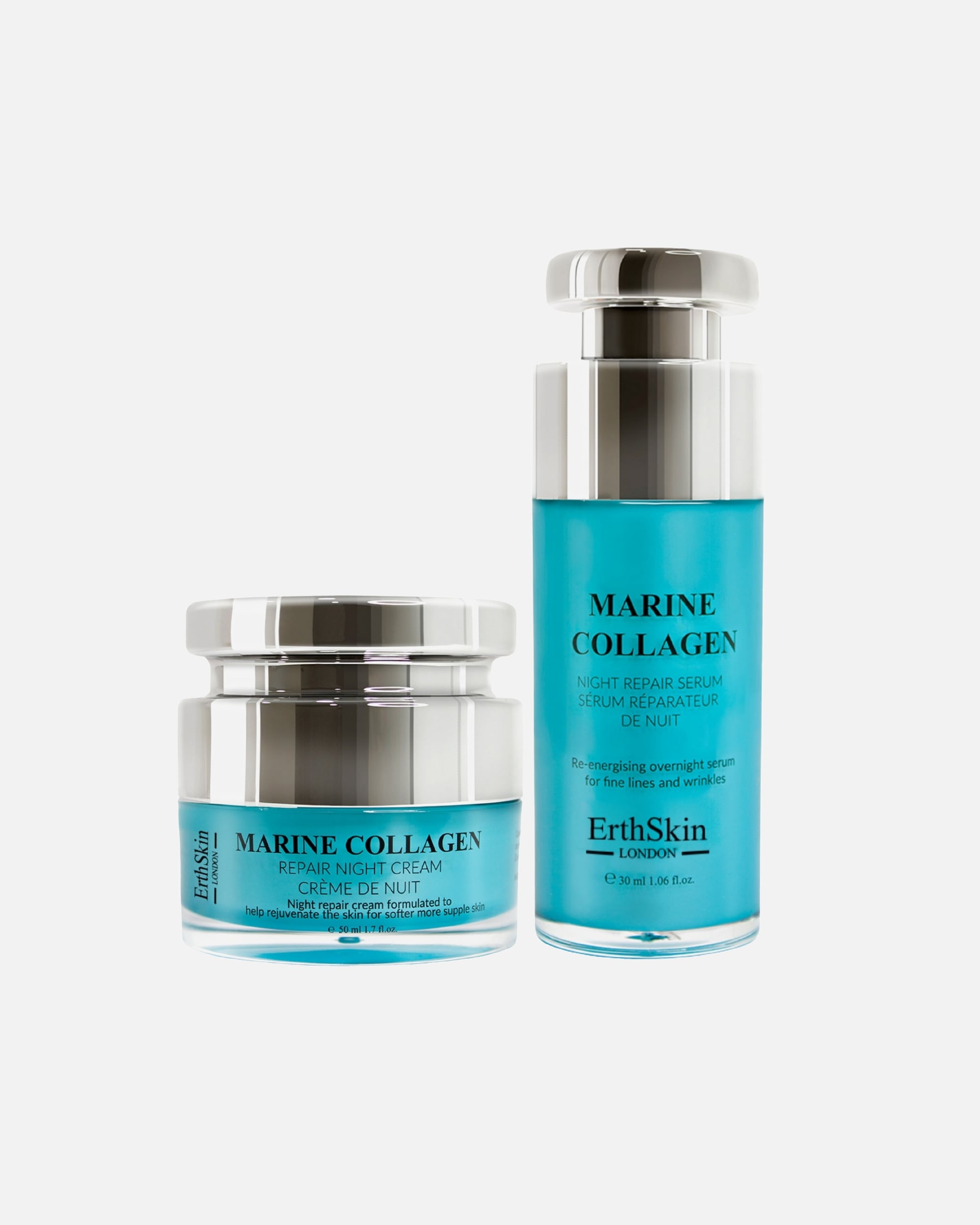 Soin anti-âge pour Femme ErthSkin London Kit de réparation de nuit marine 1 pièce