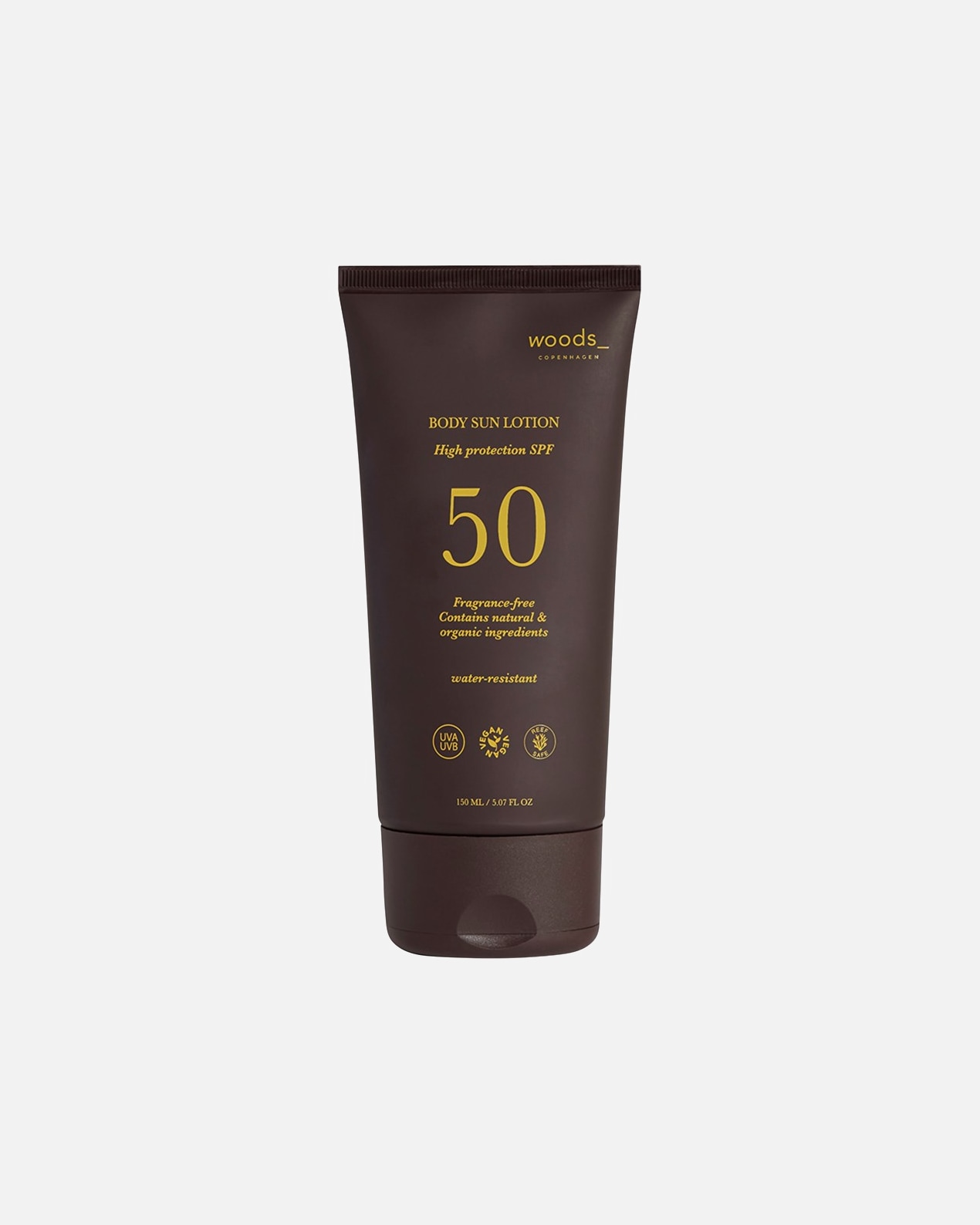 Crème solaire pour Unisexe Woods Copenhagen Default Brand Line Body Sun Lotion SPF50 150 ml