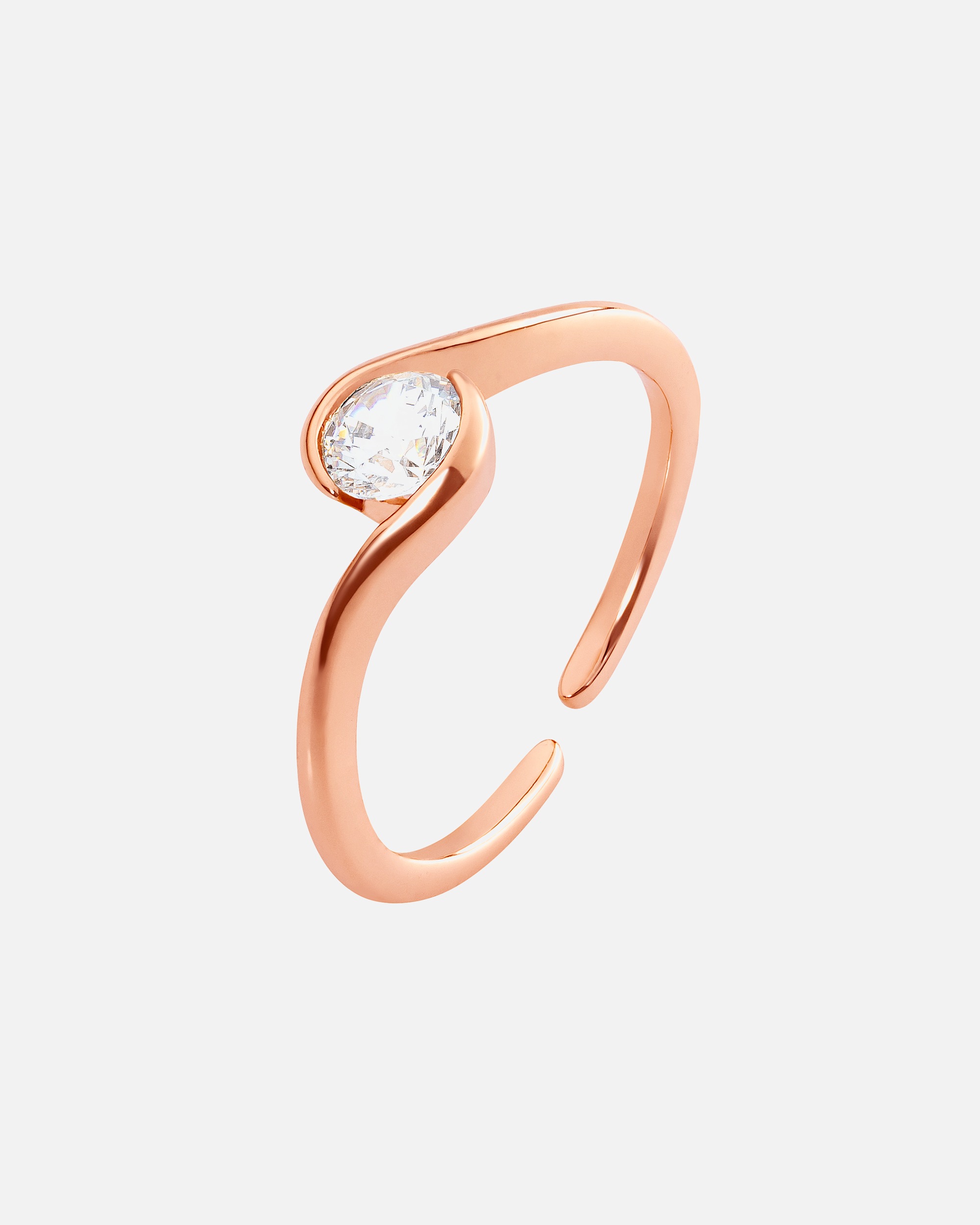 Bague pour Femme Heideman Bague Blix couleur or rose 58 (18.5)