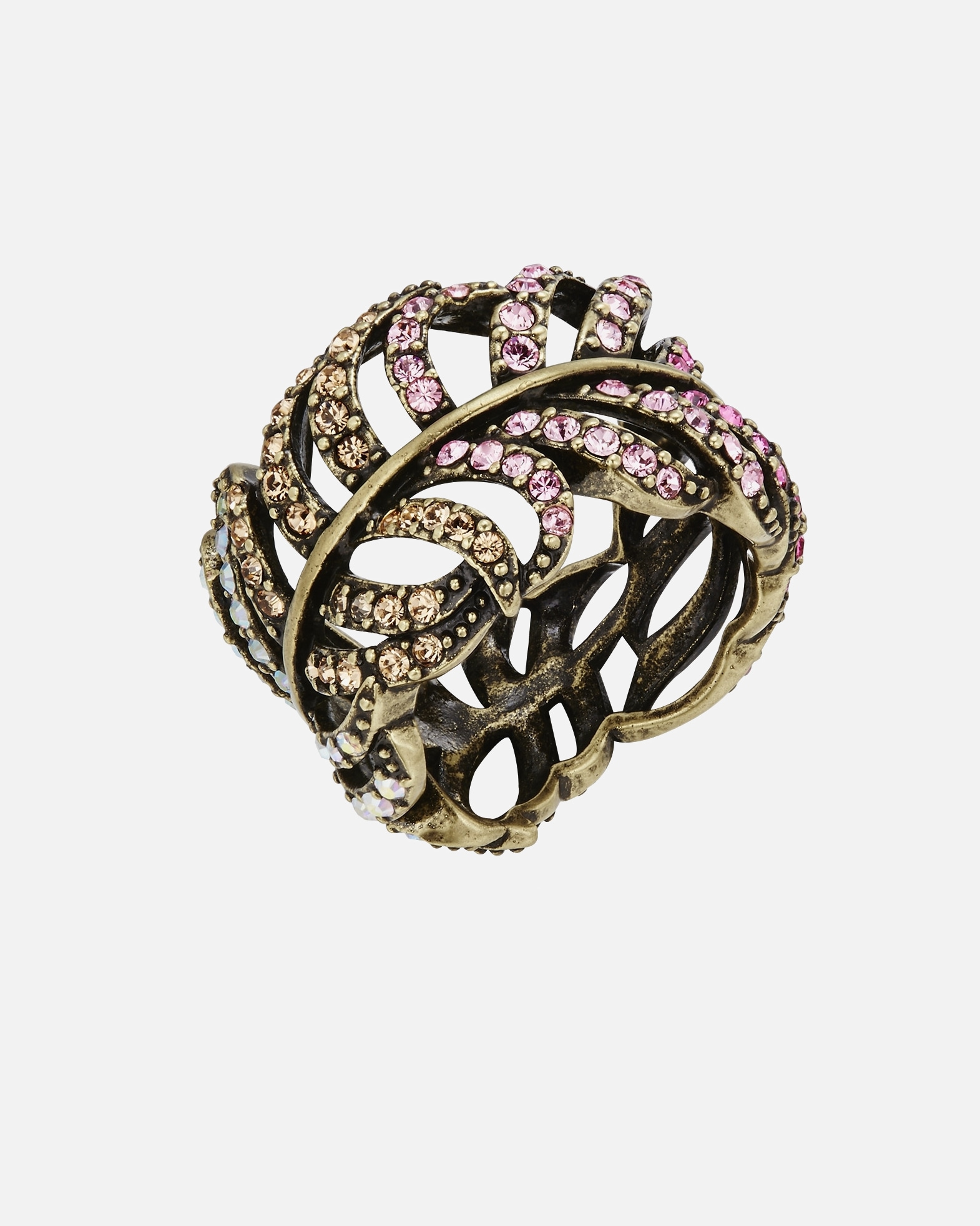 Bague pour Femme Lulu & Jane Bague en Alliage de fer en Bronze 56