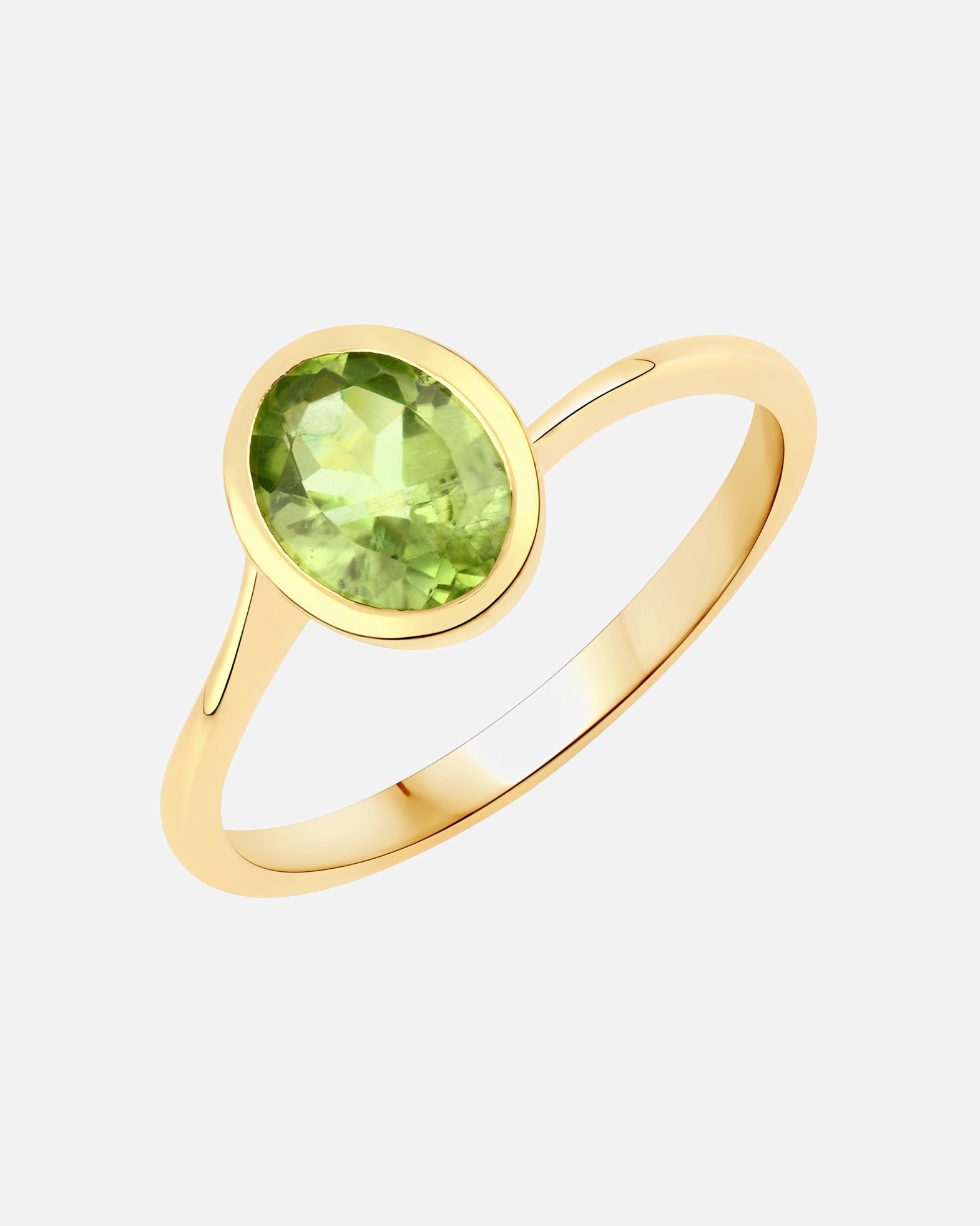 Bague pour Femme Rafaela Donata Bague Argent sterling Vert en Or jaune 56