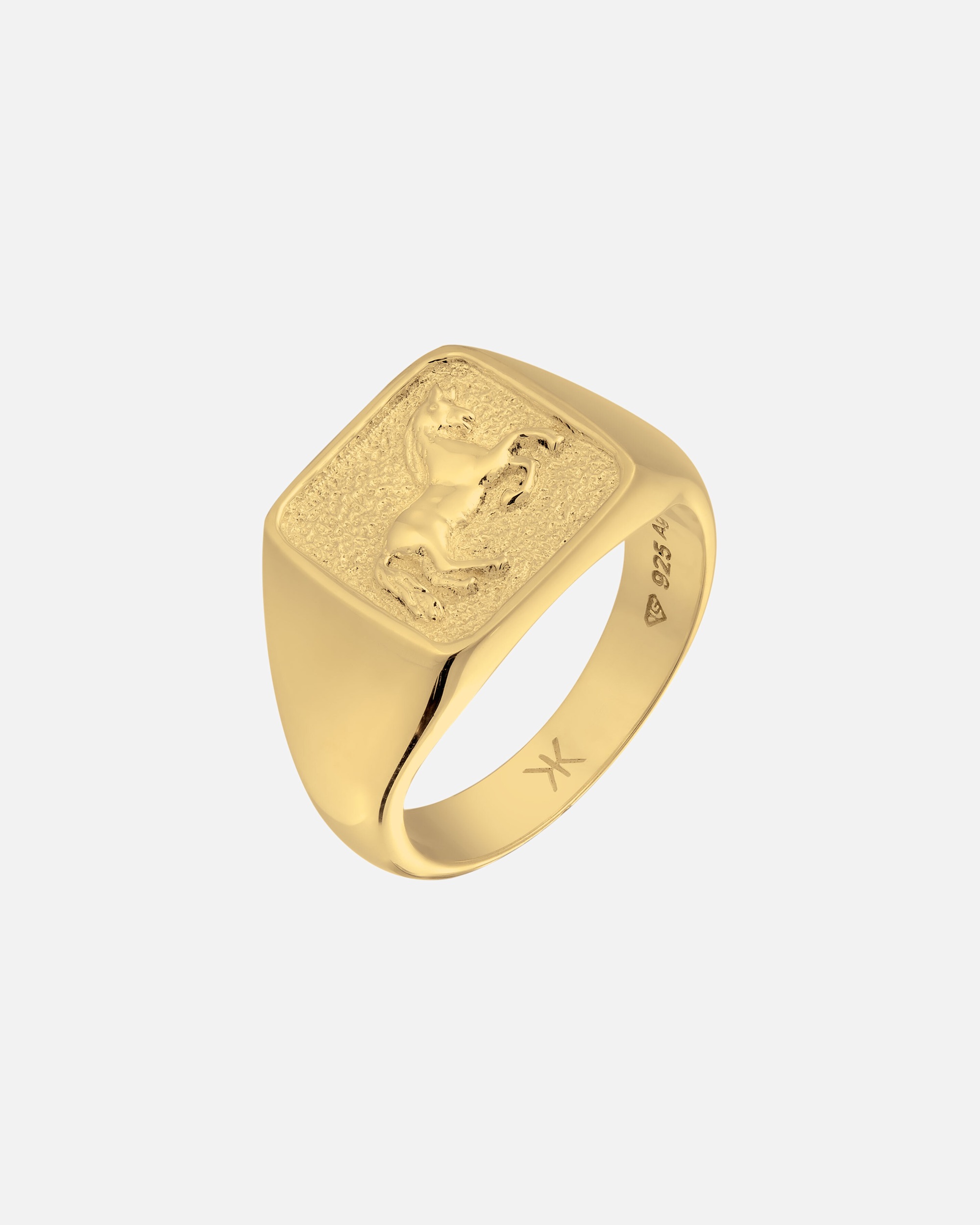 Bague pour Homme KUZZOI Bague Cheval 925 Sterling Silver 66