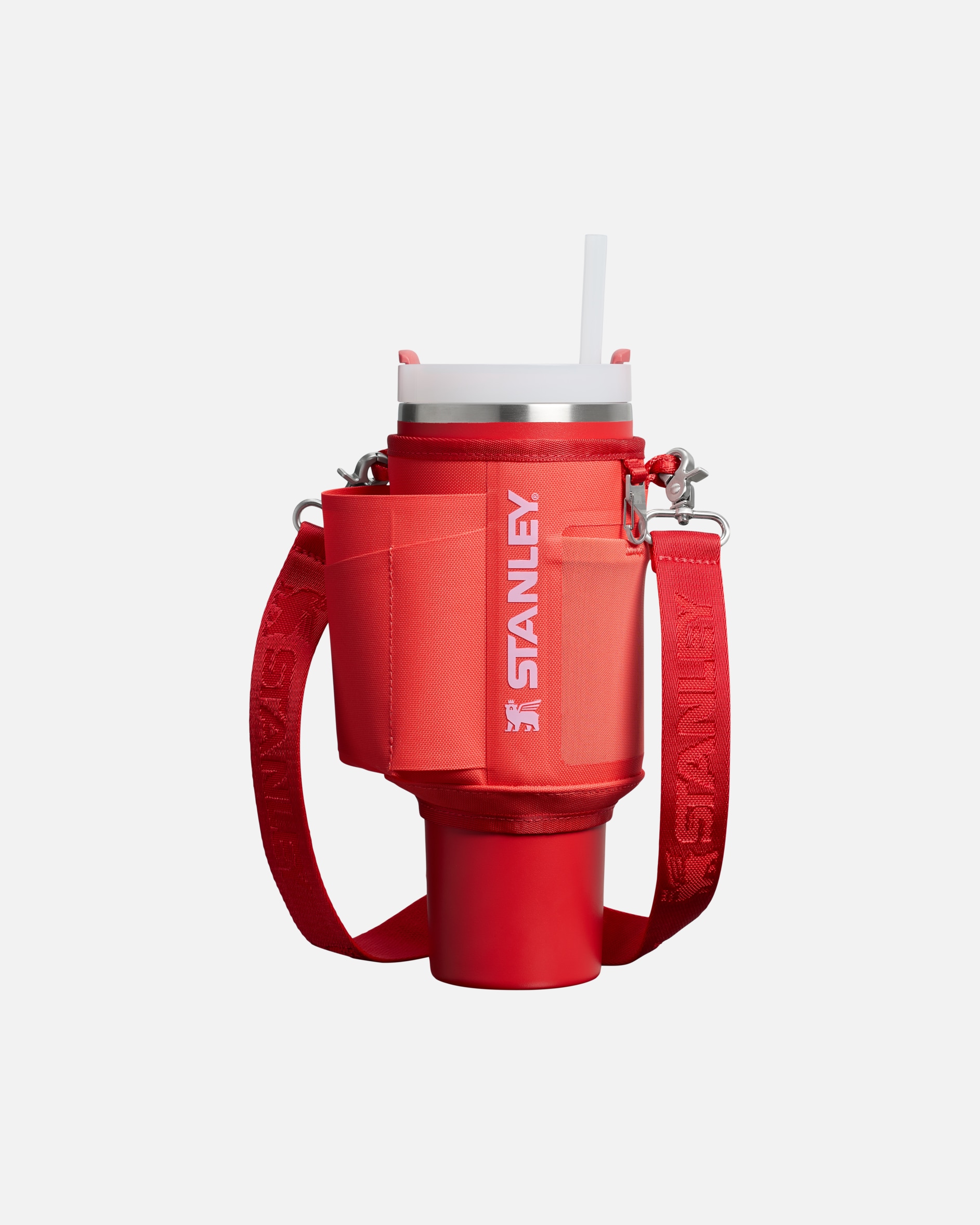 Gourde pour Unisexe Stanley Sac à bandoulière pour - 1,18L - THE QUENCHER H2.0 FLOWSTATE™ TUMBLER 1,18L Quencher - Hot Coral