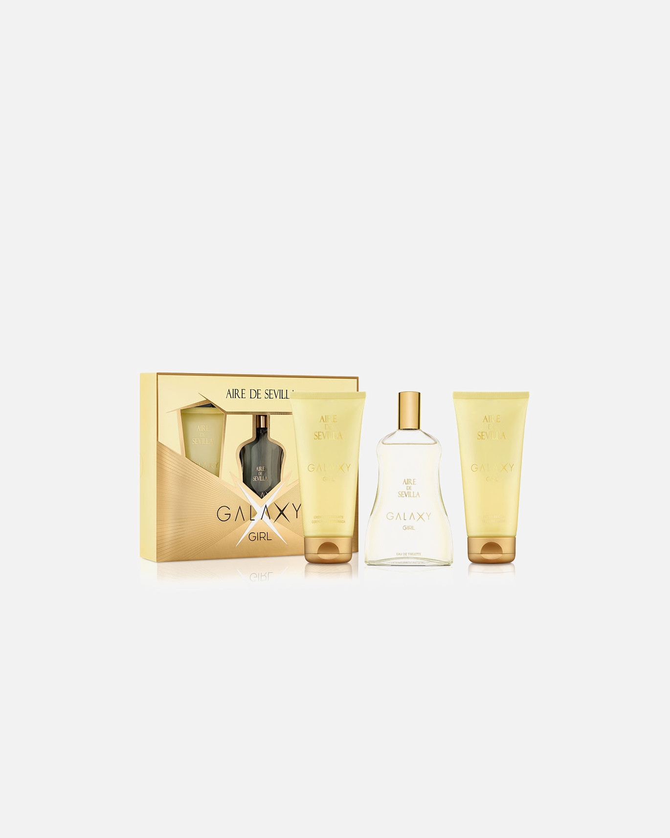 Coffret parfum pour Femme Aire Sevilla AIRE DE SEVILLE GALAXY GIRL LOT 3 Stk.