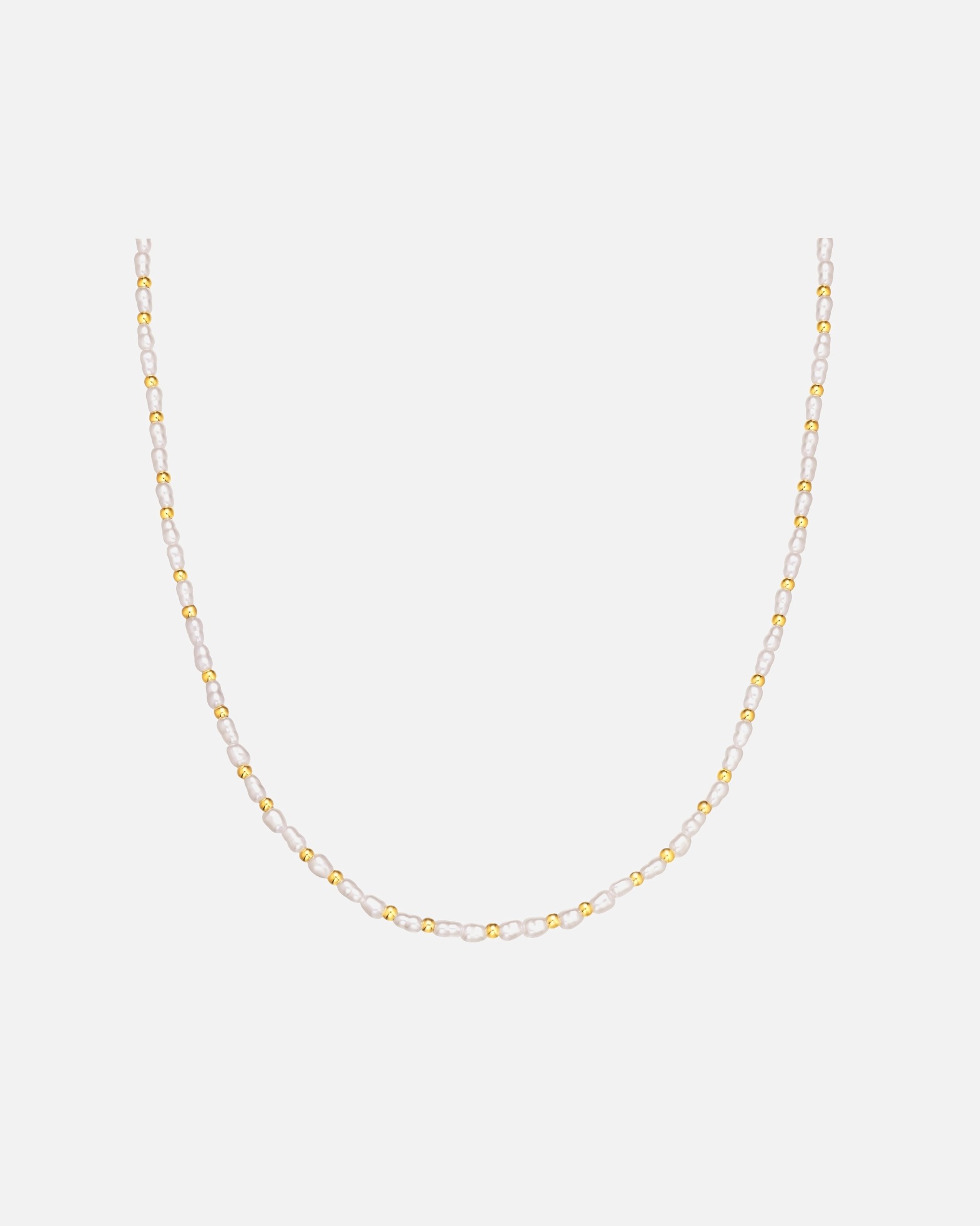 Collier pour Femme Chaîne en Acier inoxydable en Or jaune 40,0 cm Basiskette + 5,0 cm Verlängerung