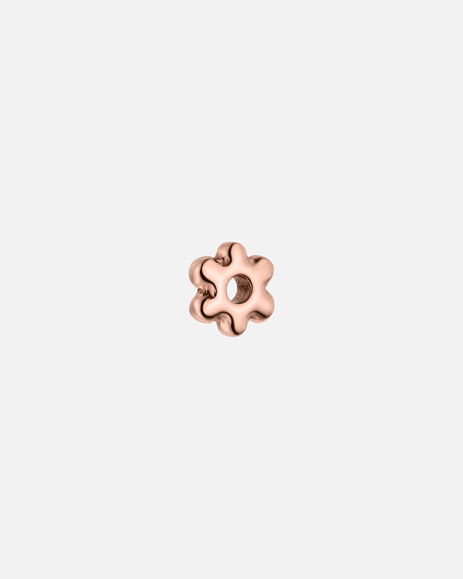 Pendentif pour Unisexe Purelei LEI Flower Bubble Breloque 100% acier inoxydable Or Rose