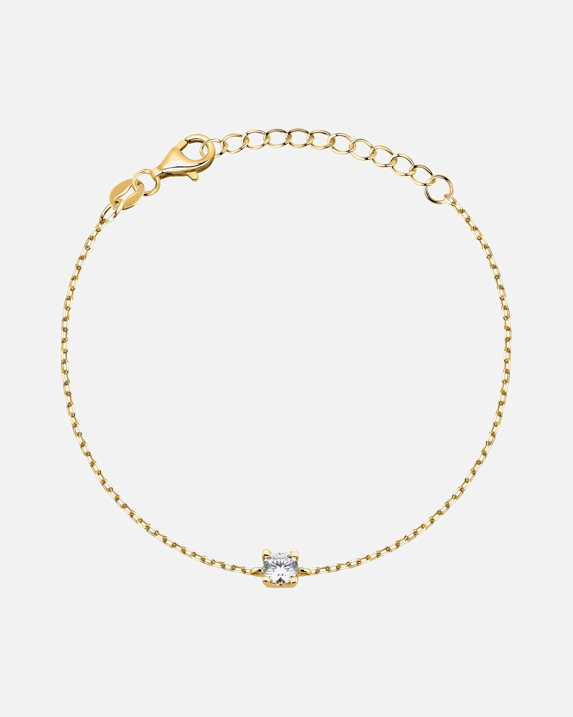 Bracelet pour Femme La Petite Story Default Brand Line Bracelets or jaune, blanche