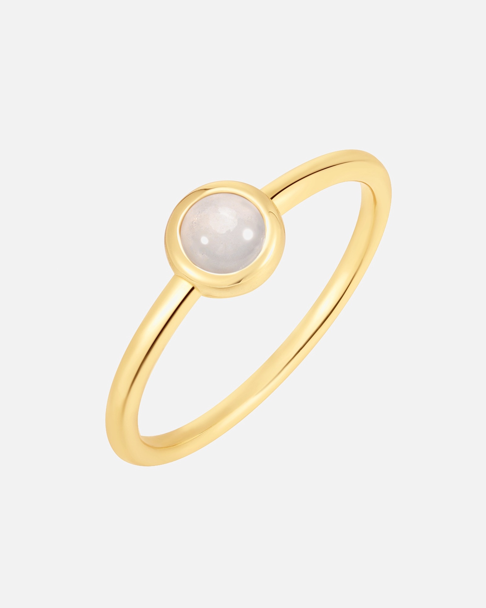 Bague pour Femme Glanzstücke München Bague en Argent sterling en Or jaune 58