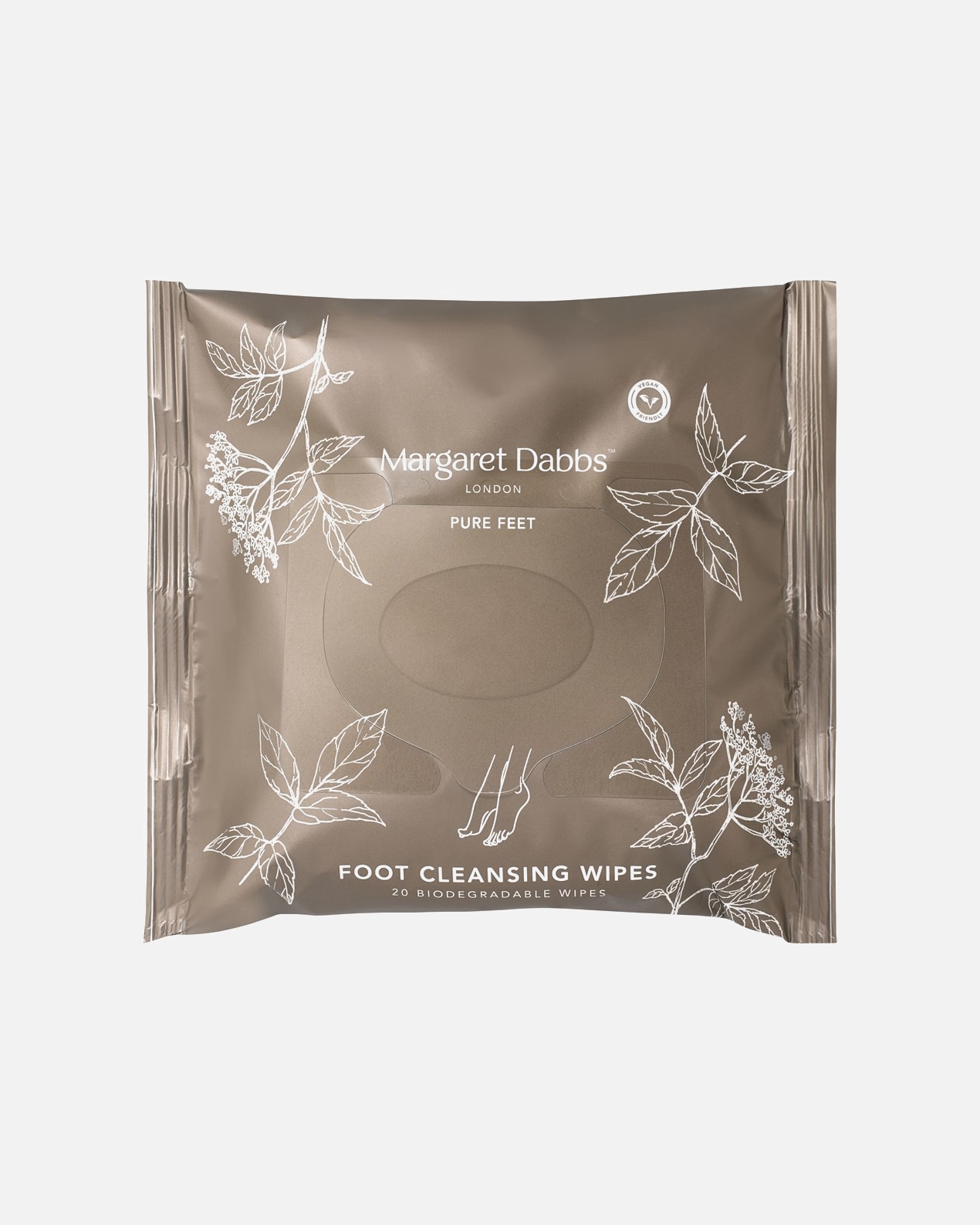 Gant de Toilette pour Femme Margaret Dabbs Lingettes nettoyantes Pure Foot 20 Pce