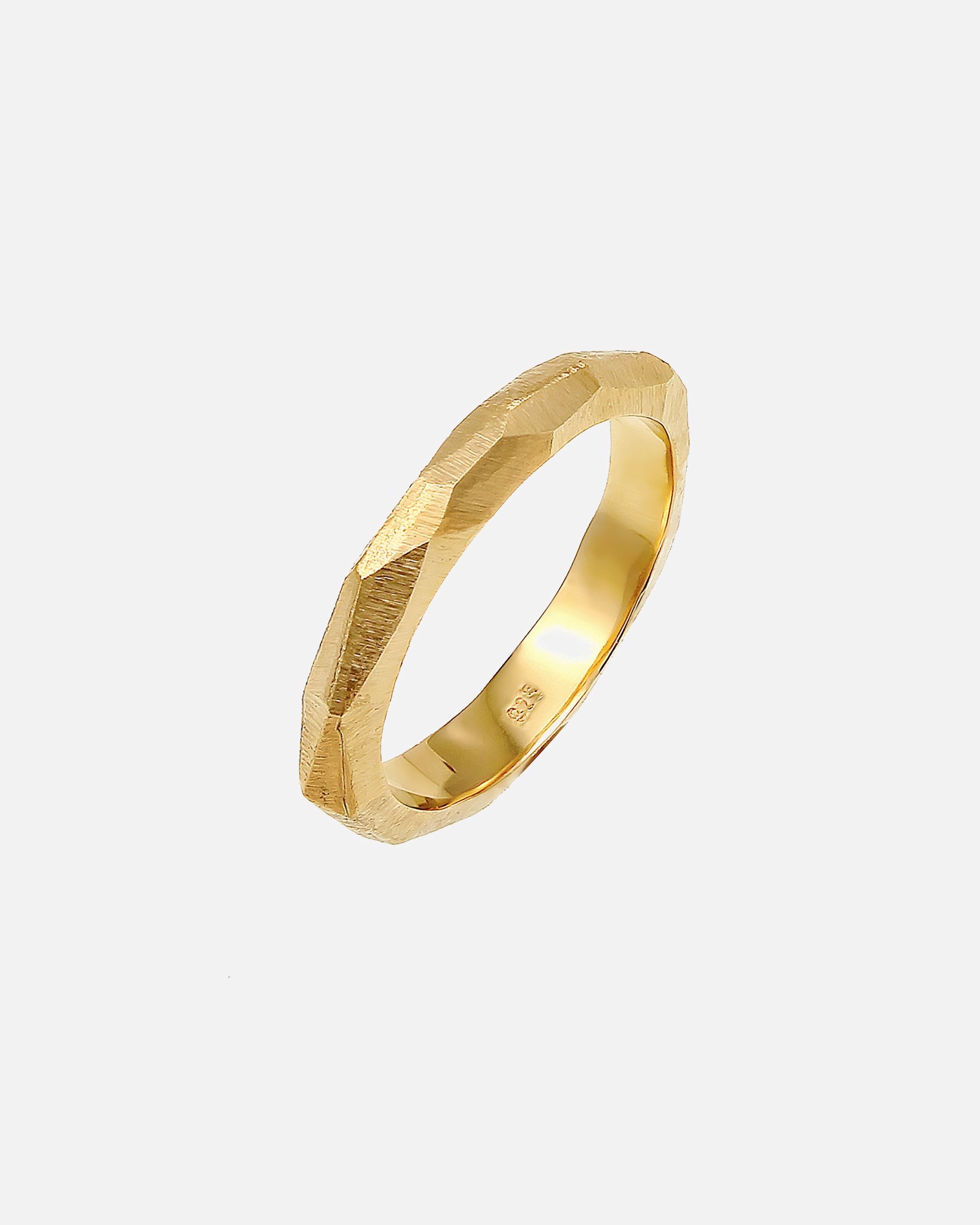 Bague pour Femme Elli PREMIUM Basic Engagement Bague Femme-Plaqué Or Argent (925/1000) 56