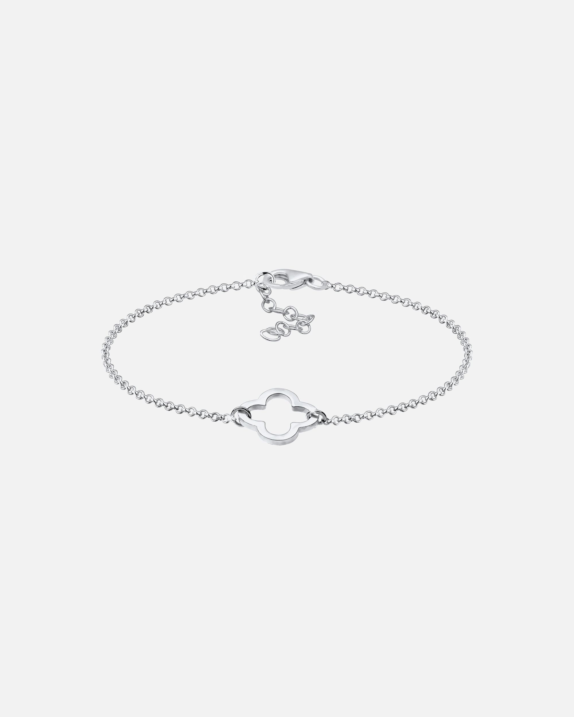 Bracelet pour Femme Elli Trèfle symbole chance tendance talisman Argent 925 19