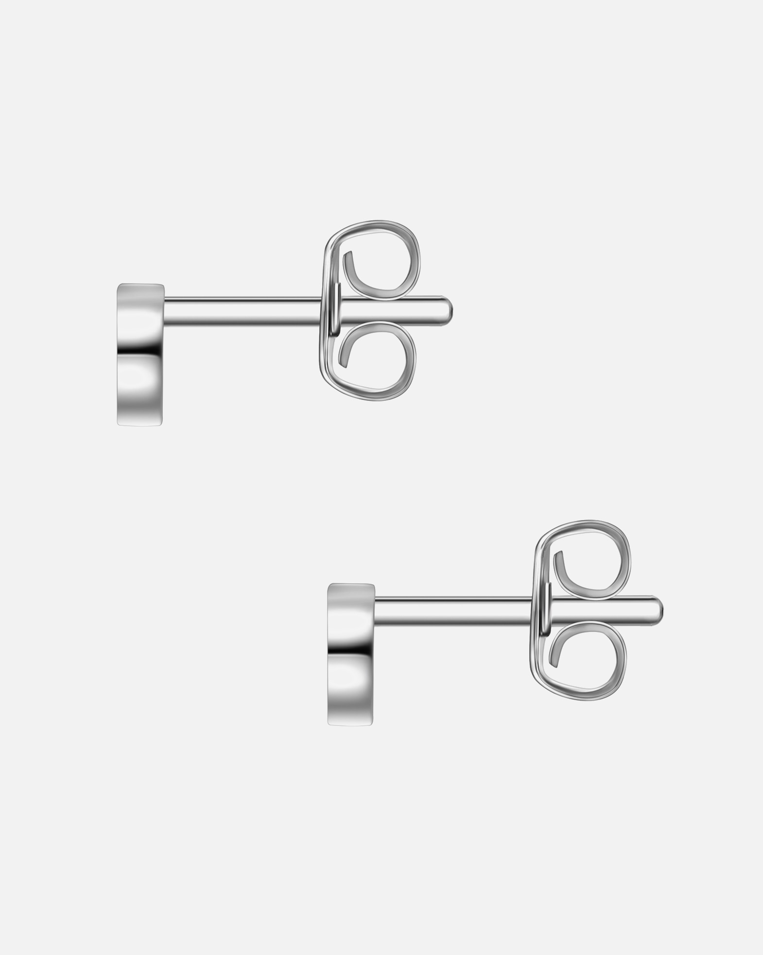 Boucles d'oreilles pour Femme Rafaela Donata Boucles d´oreilles Lucky Face en Argent sterling en Argent 4,8 mm