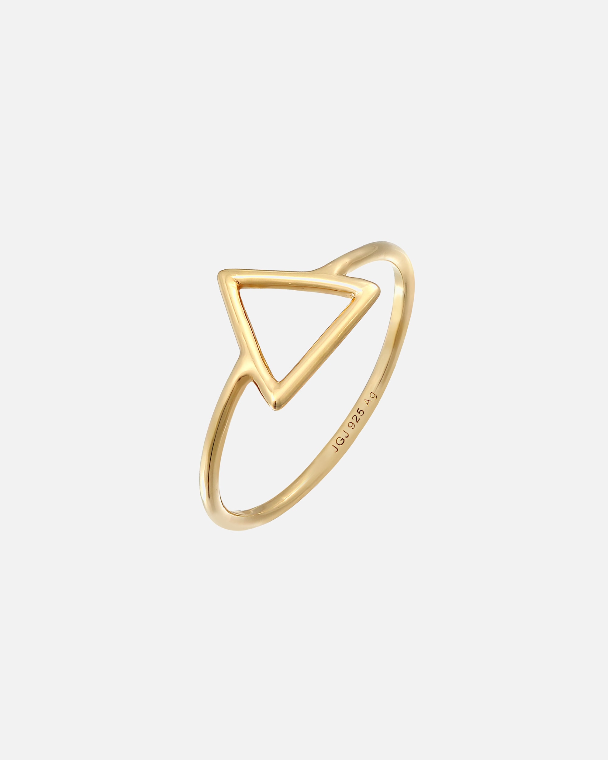 Bague pour Femme Elli Femmes Triangle Géo Tendance Filigrane en Argent Sterling 925 58