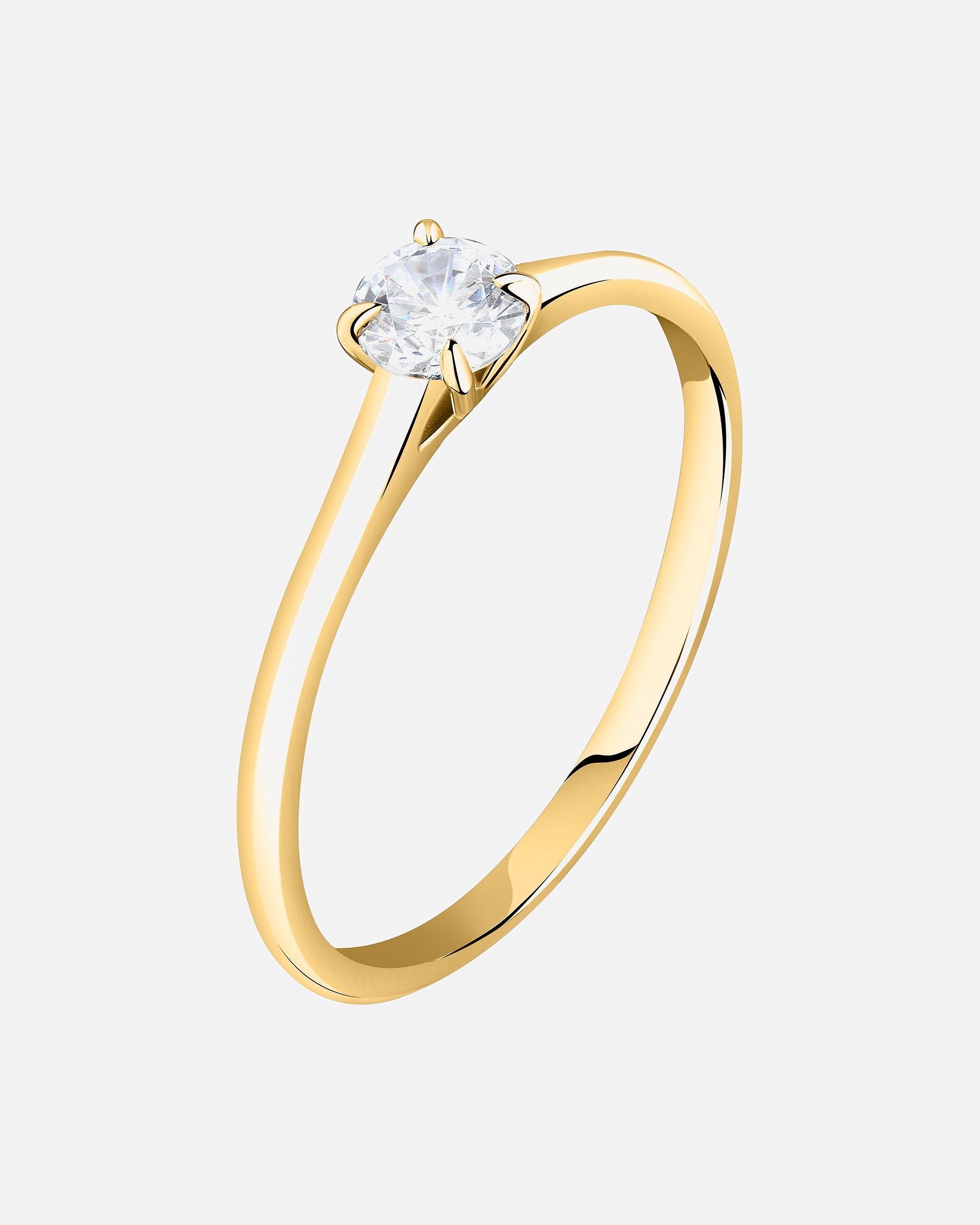 Bague pour Femme Live Diamond Bagues or jaune 54