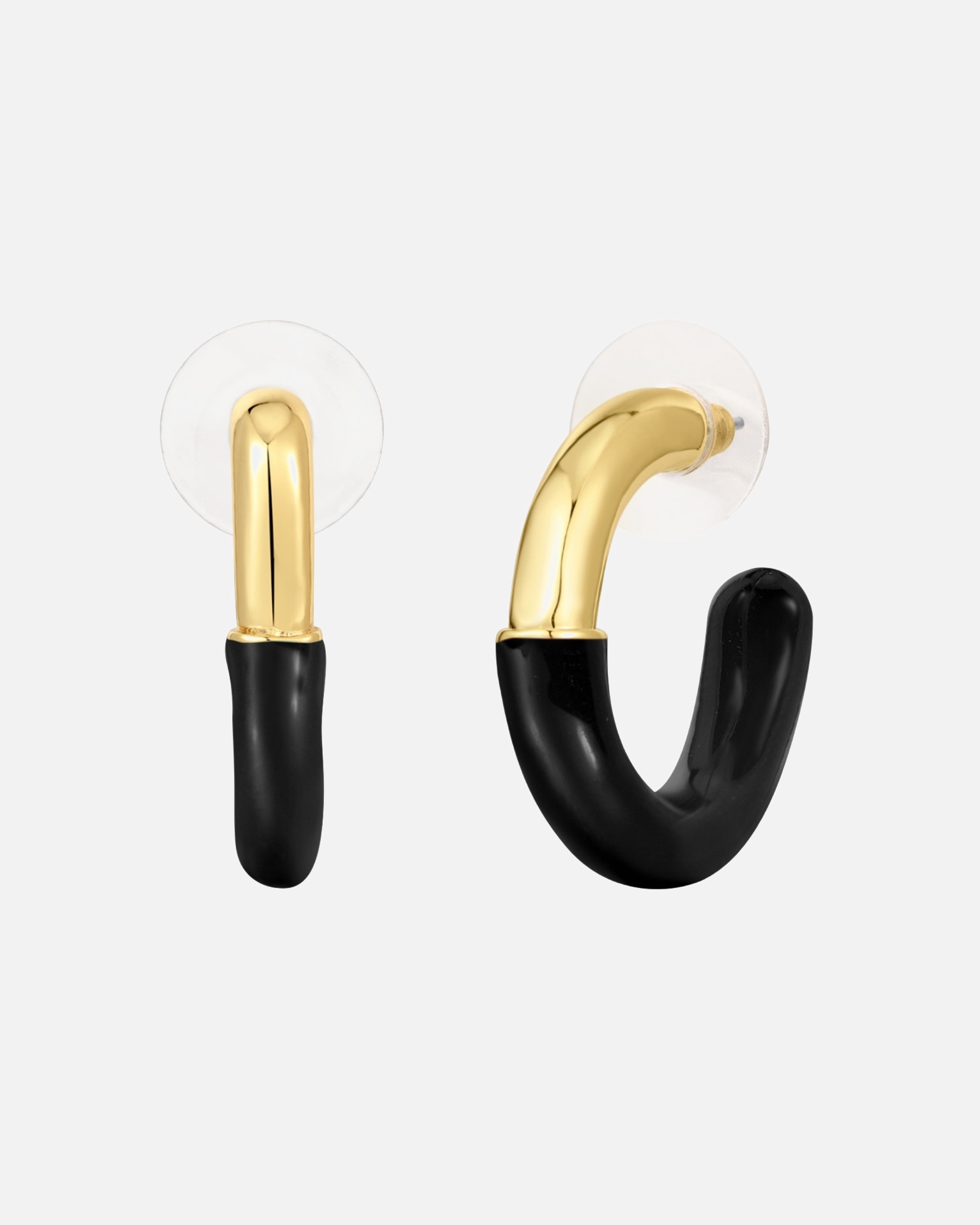 Créoles pour Femme Yokoamii Boucles d´oreilles en Alliage de fer en Or jaune 22,4 mm