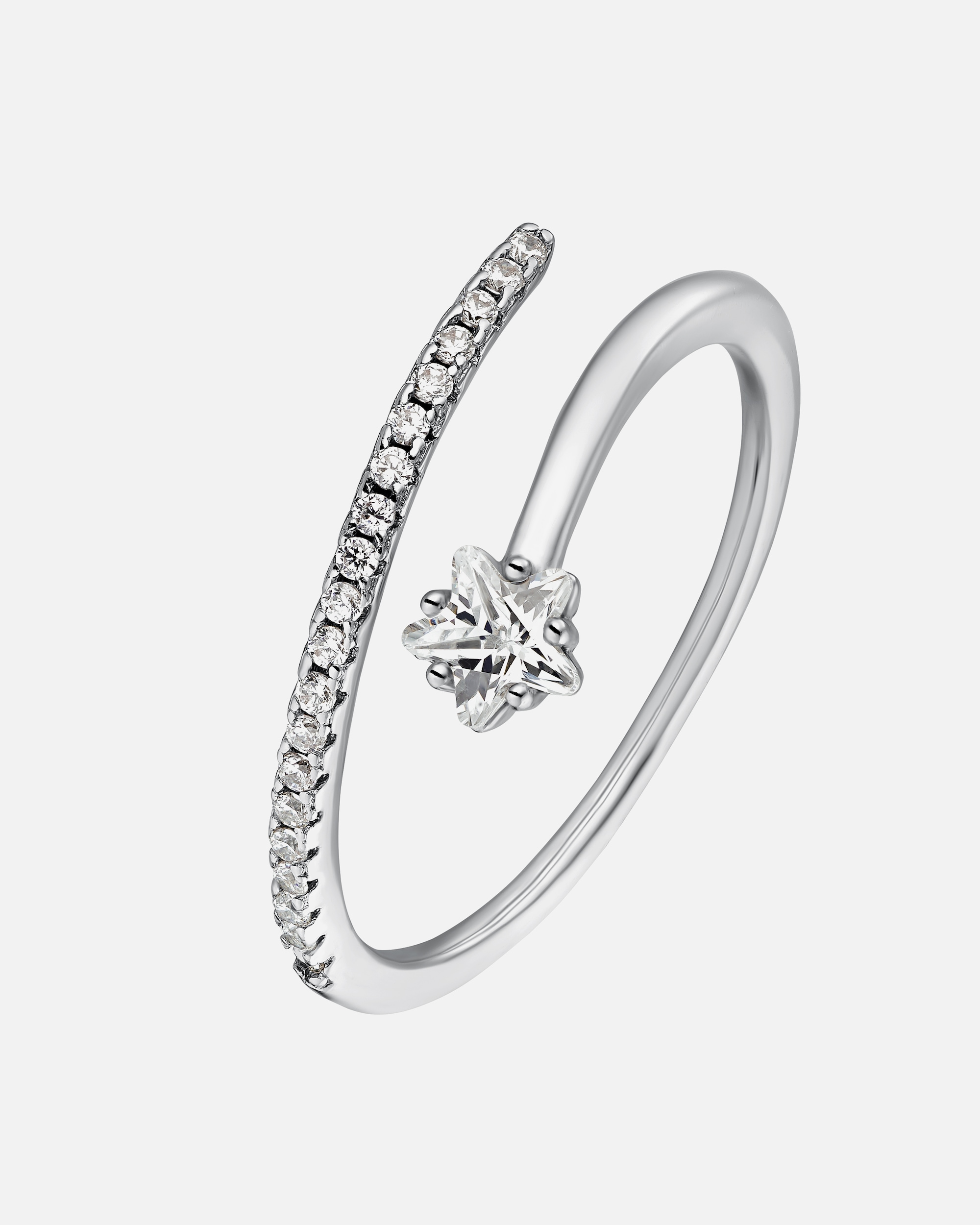 Bague pour Femme Heideman Bague Jella couleur argentée polie 58 (18.5)