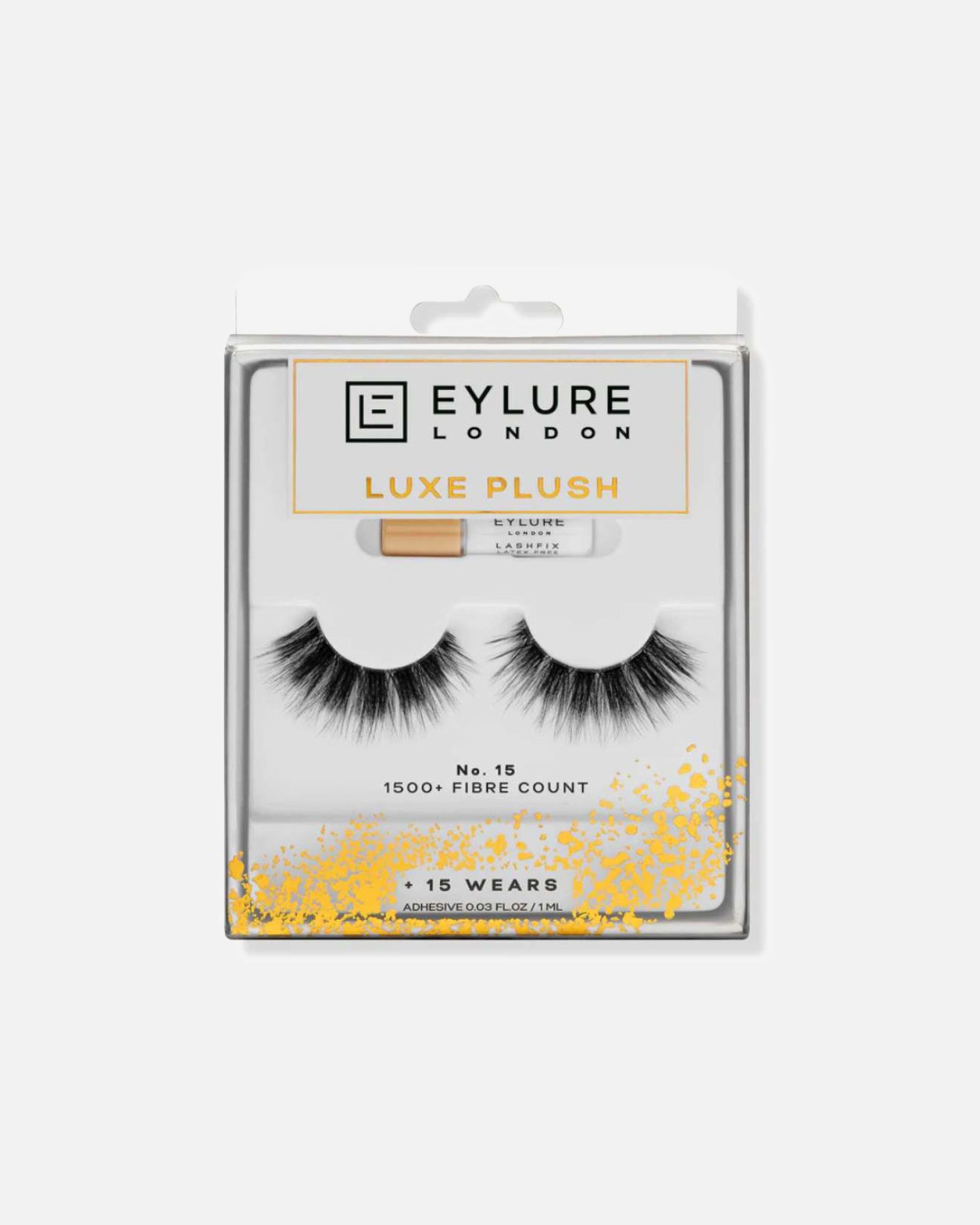 Kit de pinceaux pour Unisexe Eylure Faux Cils avec Colle - Luxe Plush N° 15 1 Pièce