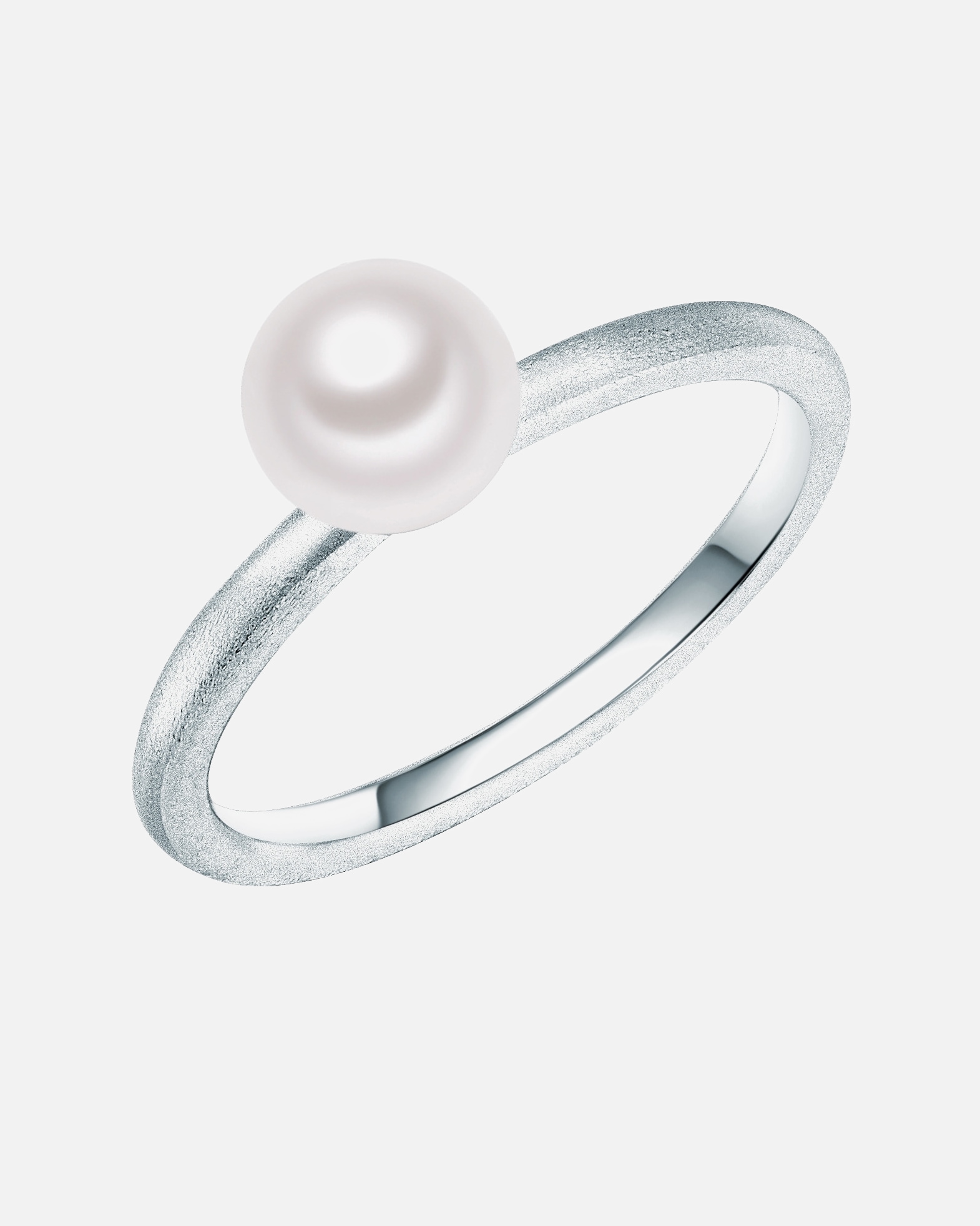 Bague pour Femme Valero Pearls Bague avec perle Argent sterling Perle de culture d'eau douce en Argent 50