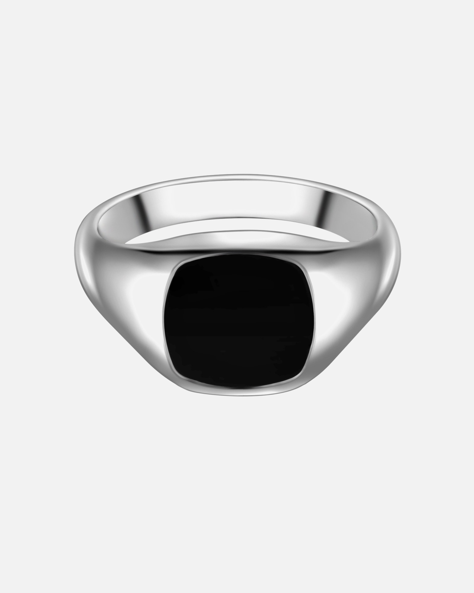 Bague pour Homme True Rebels Bague en Acier Inoxydable en argent avec Agate 66