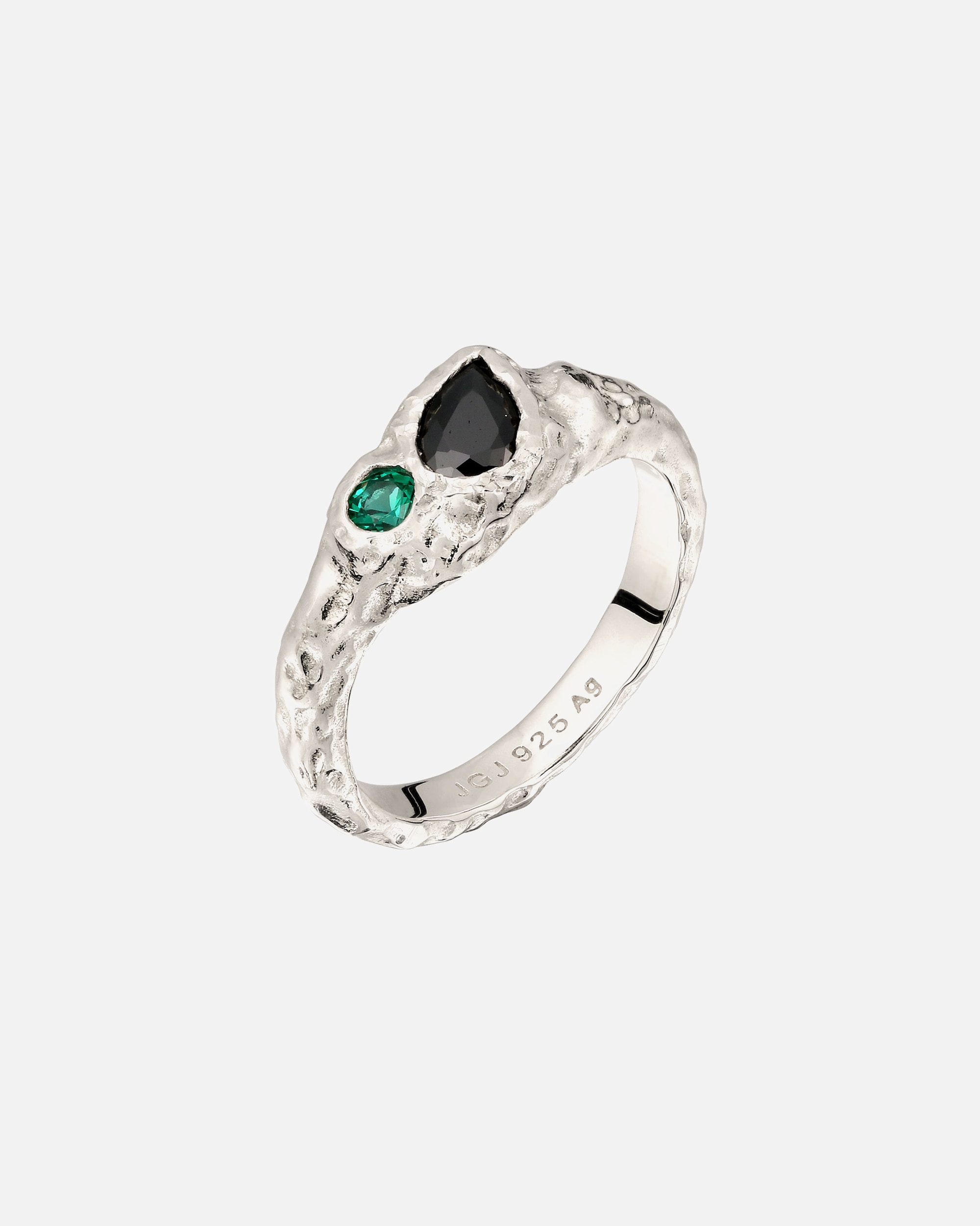 Bague pour Femme Elli Bague avec Pierres Zirconia Synthétique Émeraude Vert 925 Sterling Silver 58