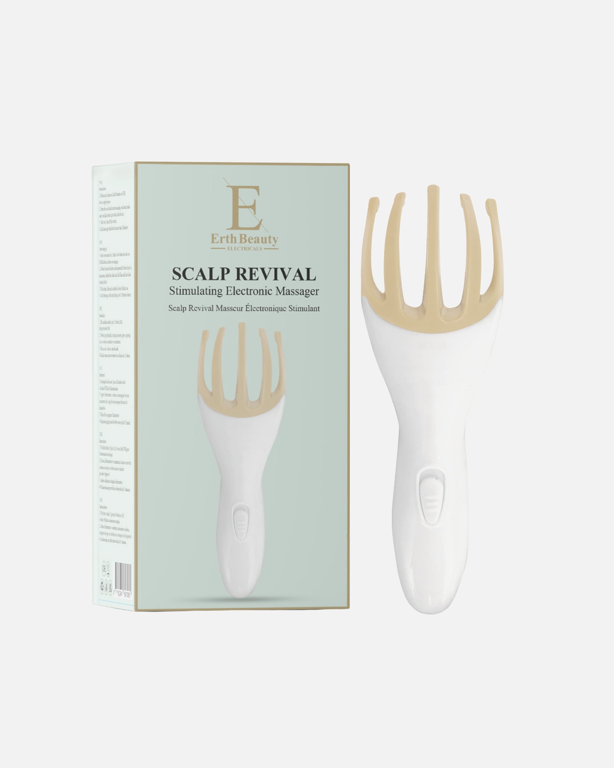 Soin pour le cuir chevelu pour Femme ErthSkin London Masseur électronique du cuir chevelu pour la stimulation 1 pièce