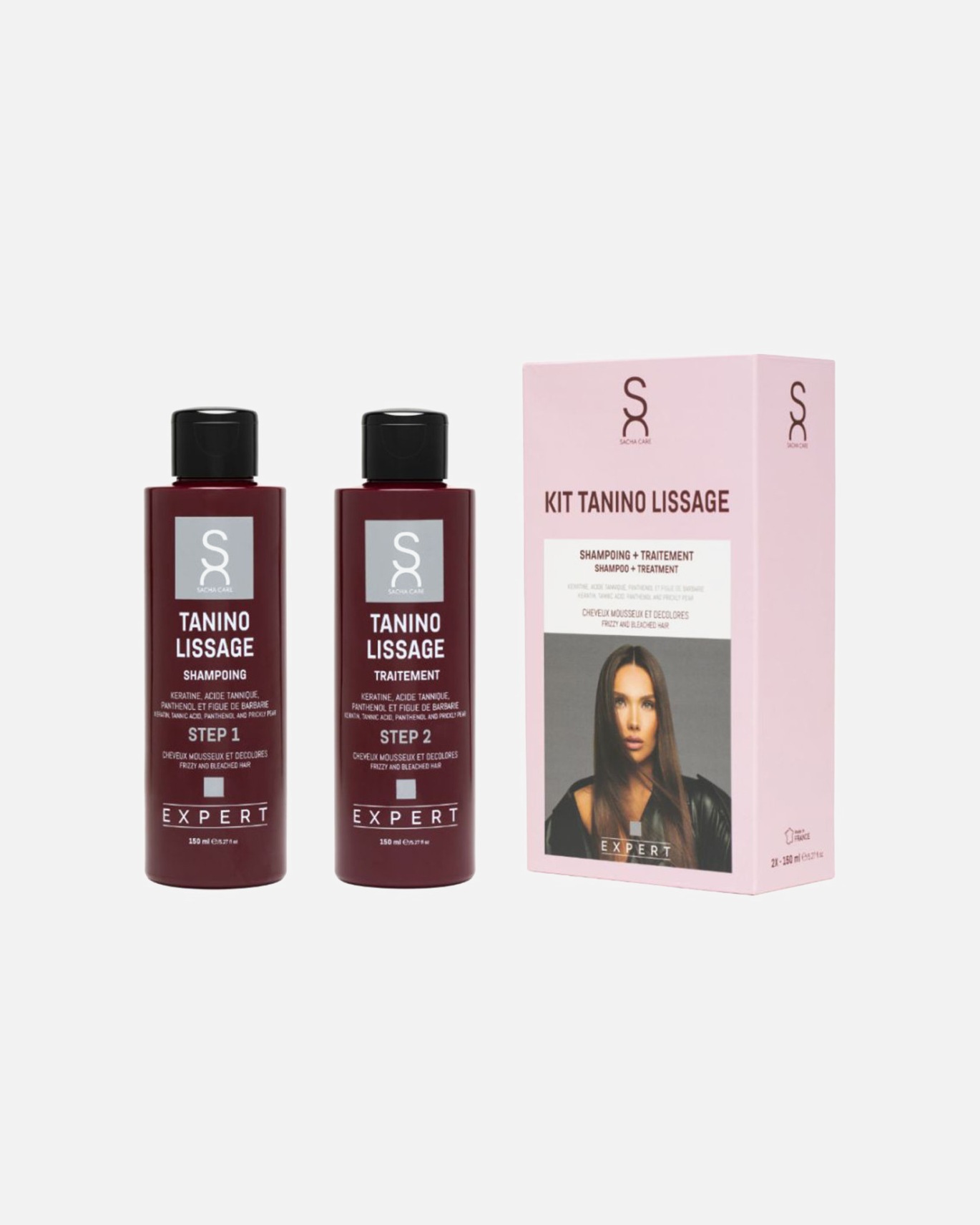 Masque capillaire pour Unisexe Sacha Care Default Brand Line Kit Lissage Tanino 300 ml