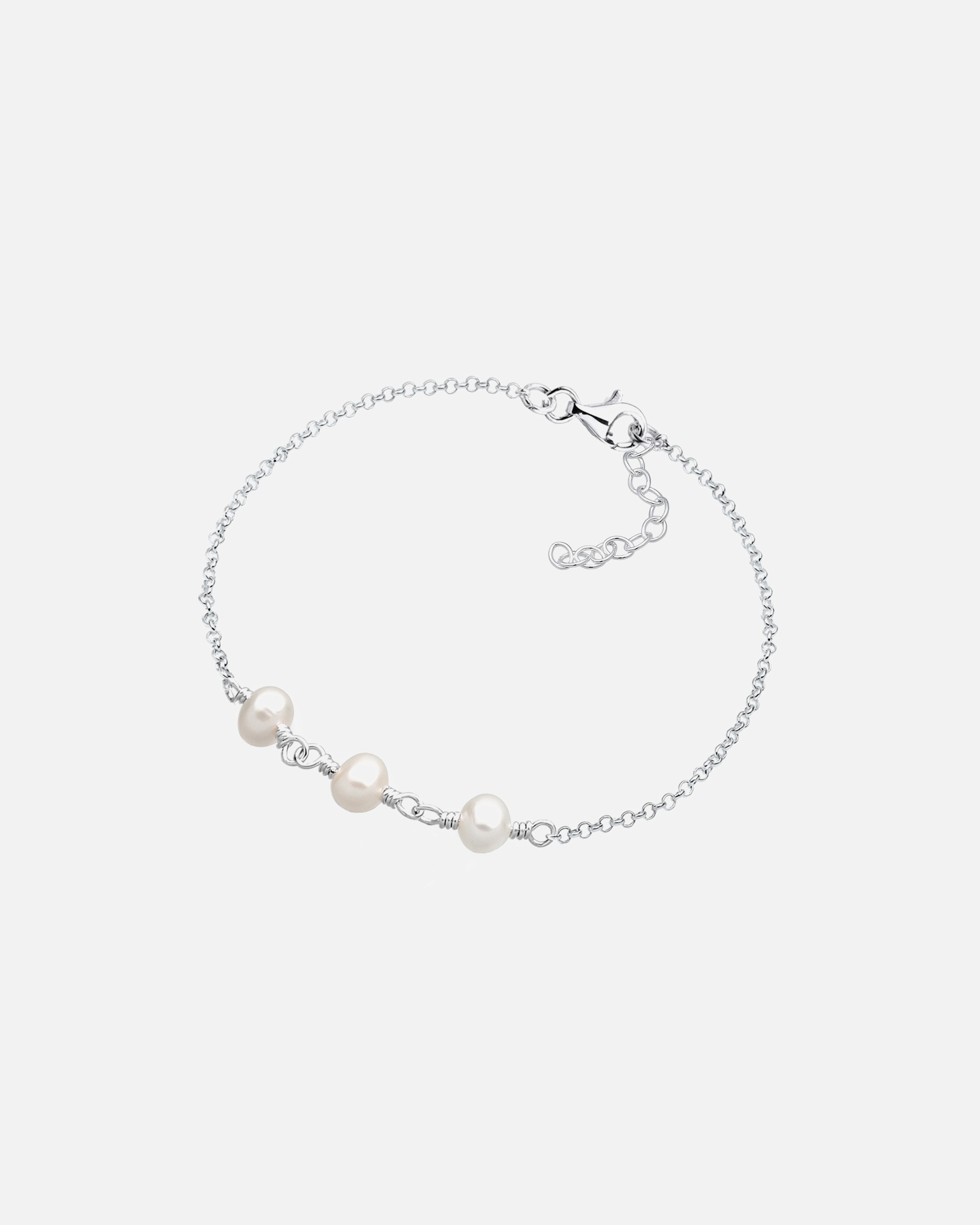 Bracelet pour Femme Elli Perle de Culture d'Eau Douce 925 Argent 18