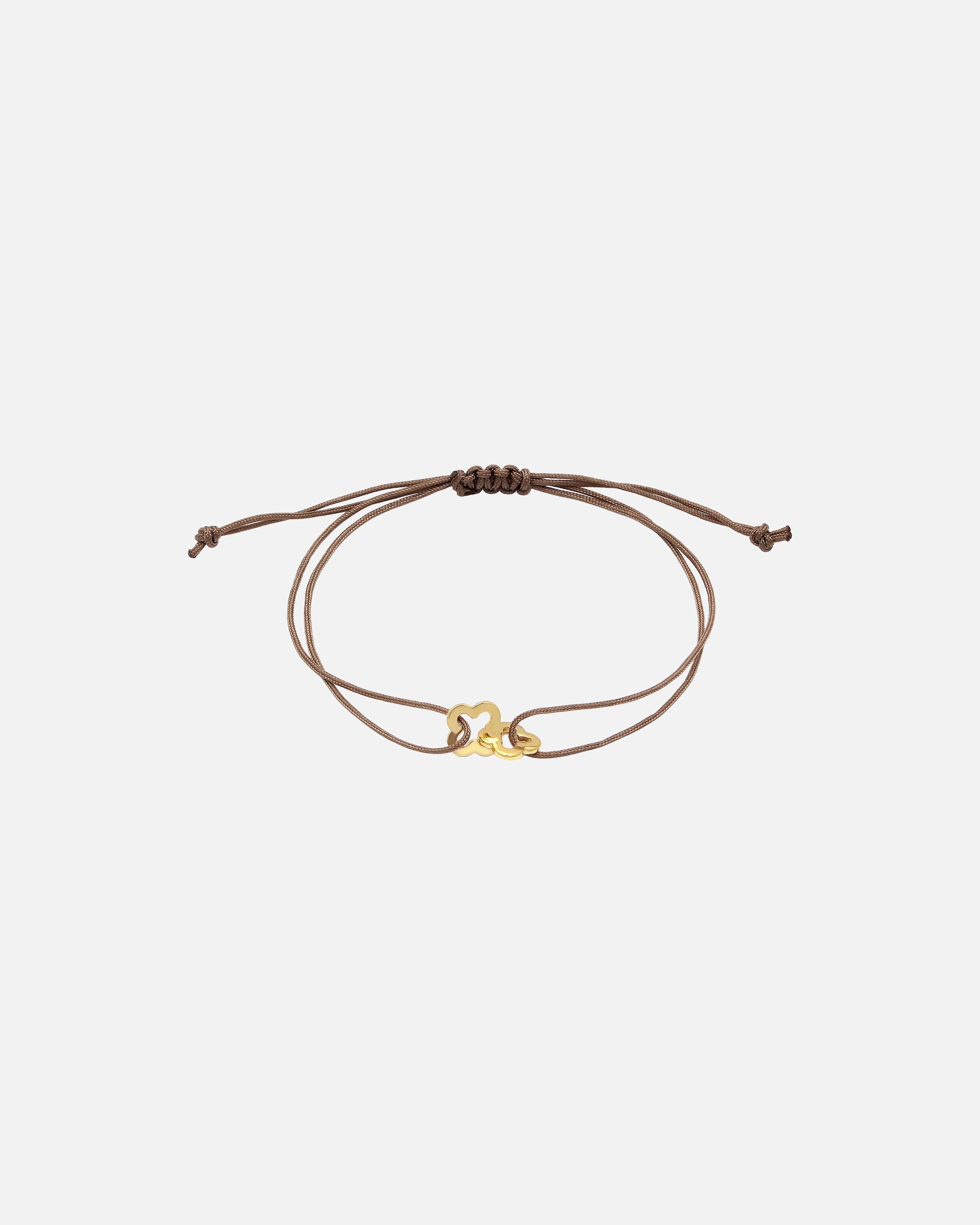 Bracelet pour Femme Bracelet sans pierre Trèfle 925 Sterling Silver goldfarben