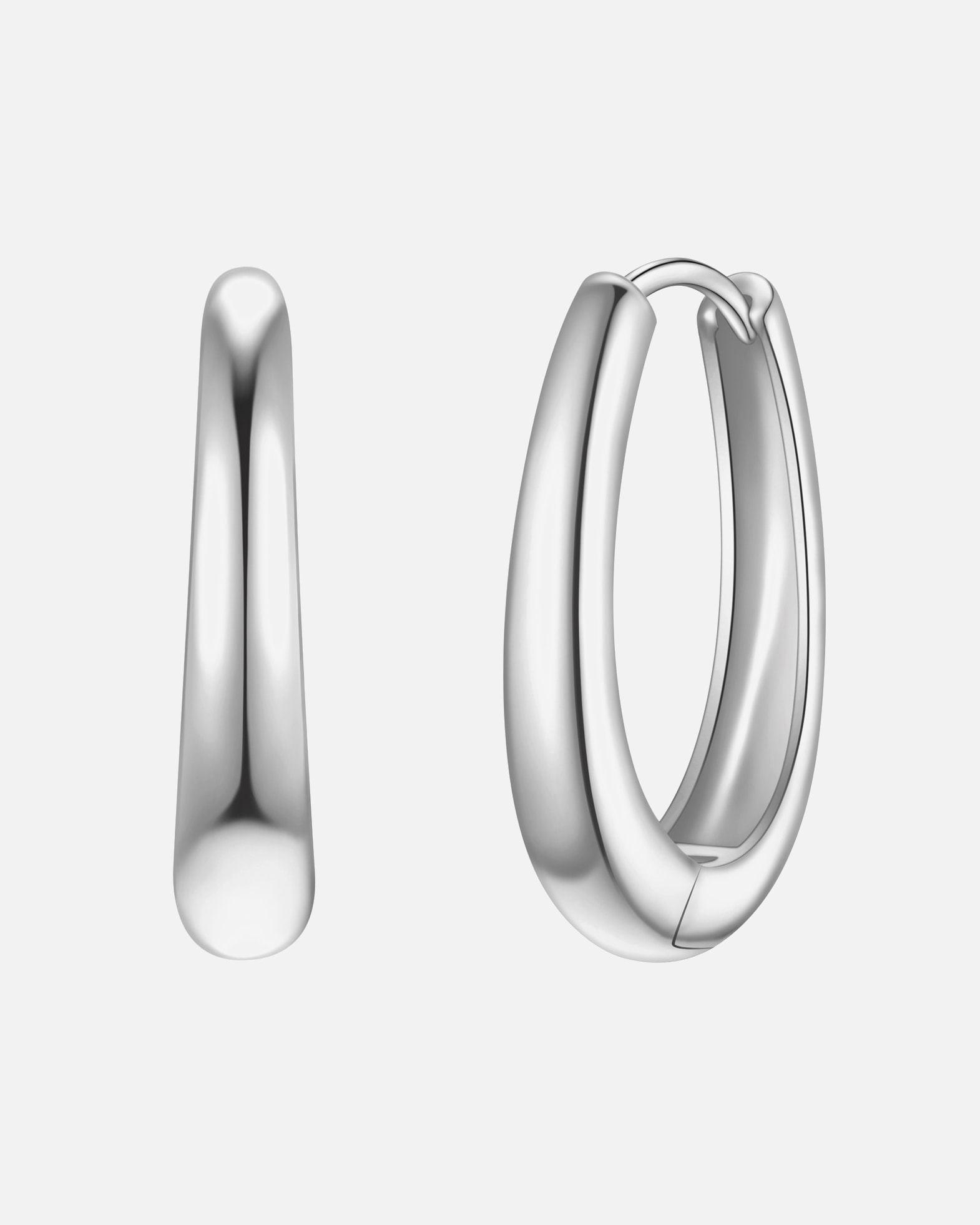 Créoles pour Femme Glanzstücke München Créoles en argent sterling en argent 26,2 mm