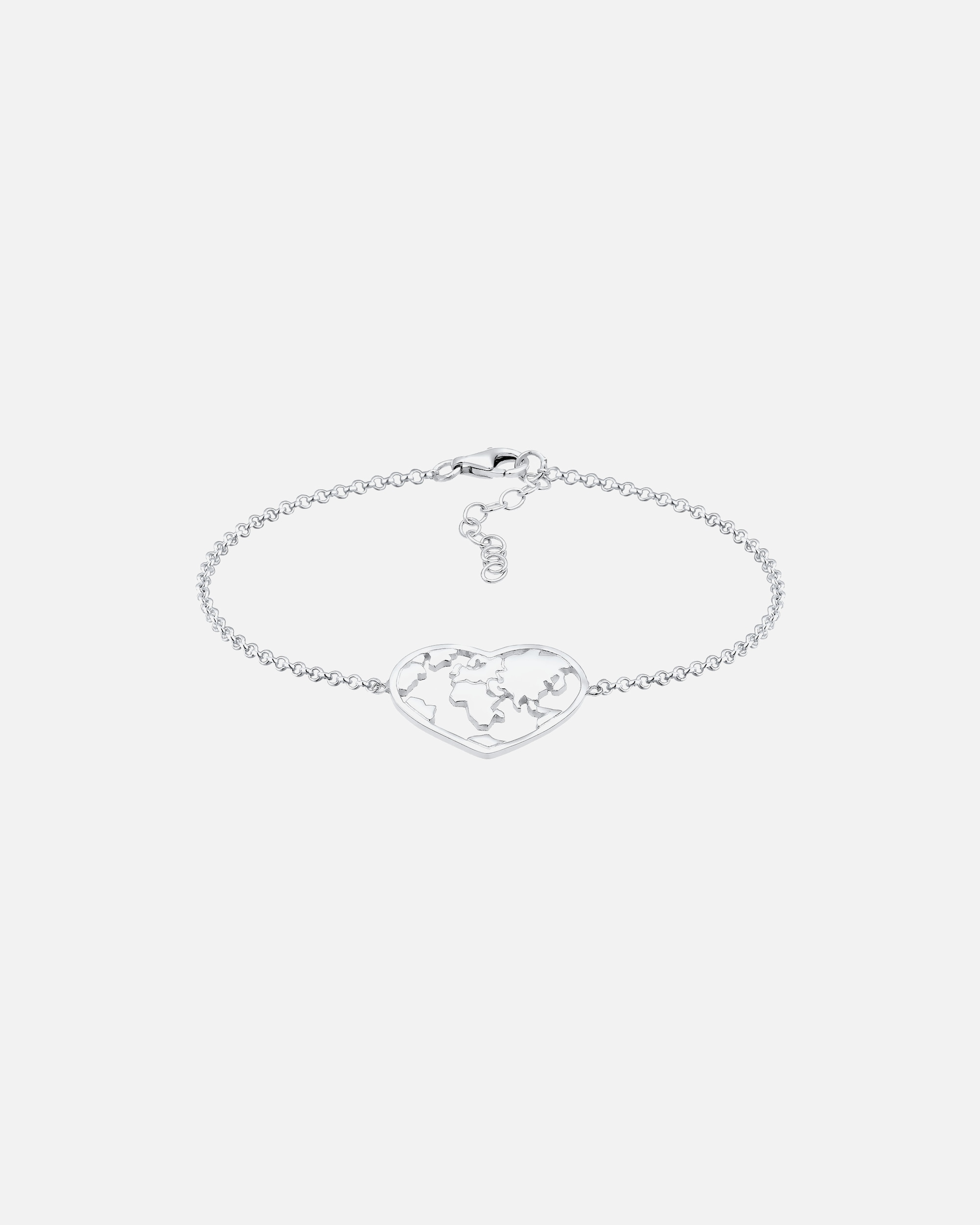 Bracelet pour Femme Elli Globe Bracelet Femme (925/1000) Argent silberfarben