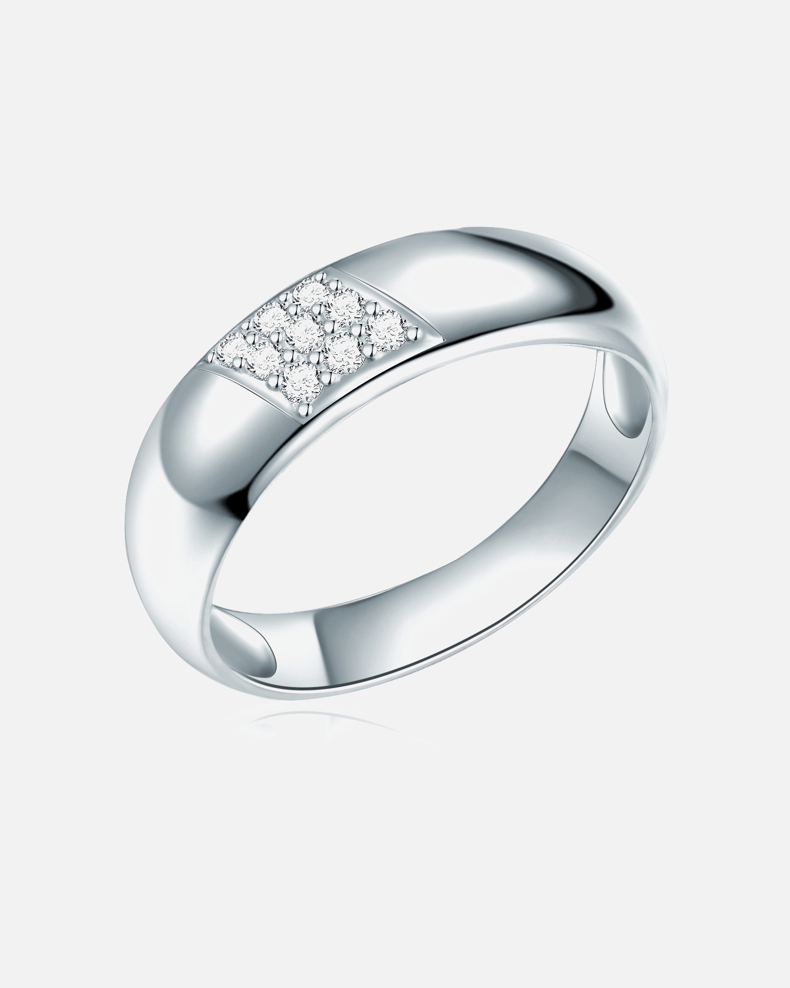 Bague pour Femme Rafaela Donata Bague en argent Argent sterling Oxyde de zirconium (CZ) en Argent 52