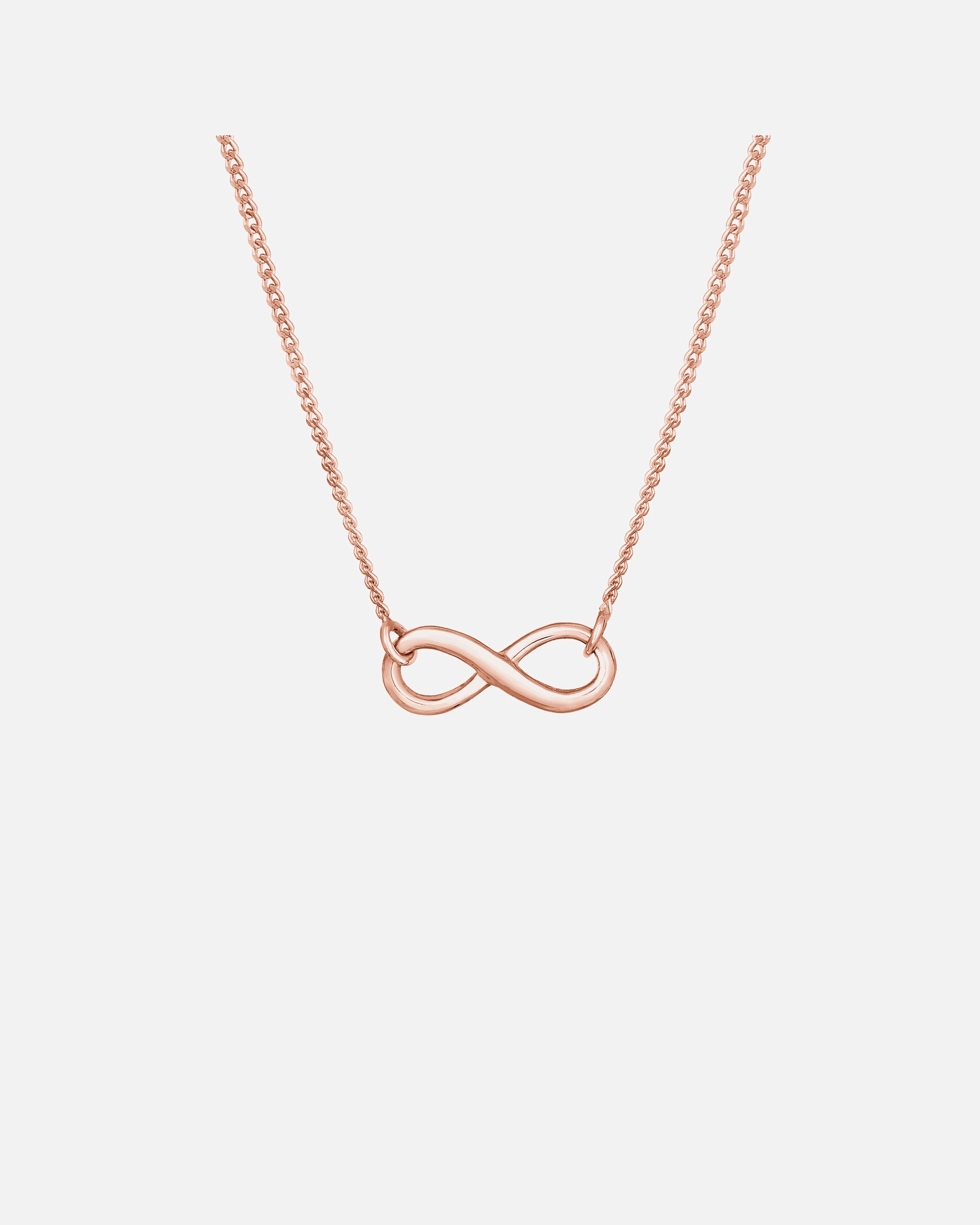 Collier pour Femme Elli Symbole de l'infini en Argent 925 rosefarben
