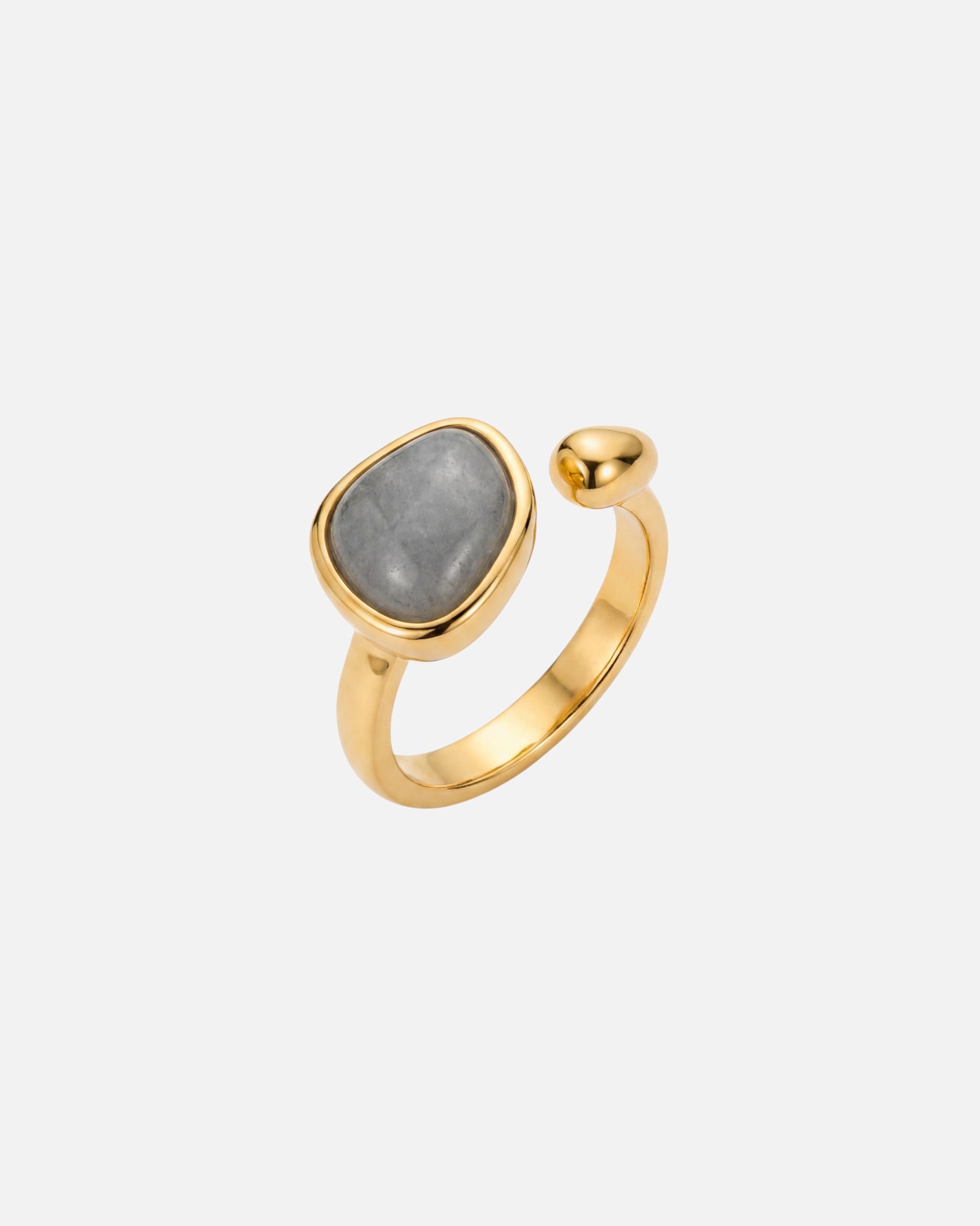 Bague pour Unisexe Purelei Soulstone Anneau 100% acier inoxydable Or
