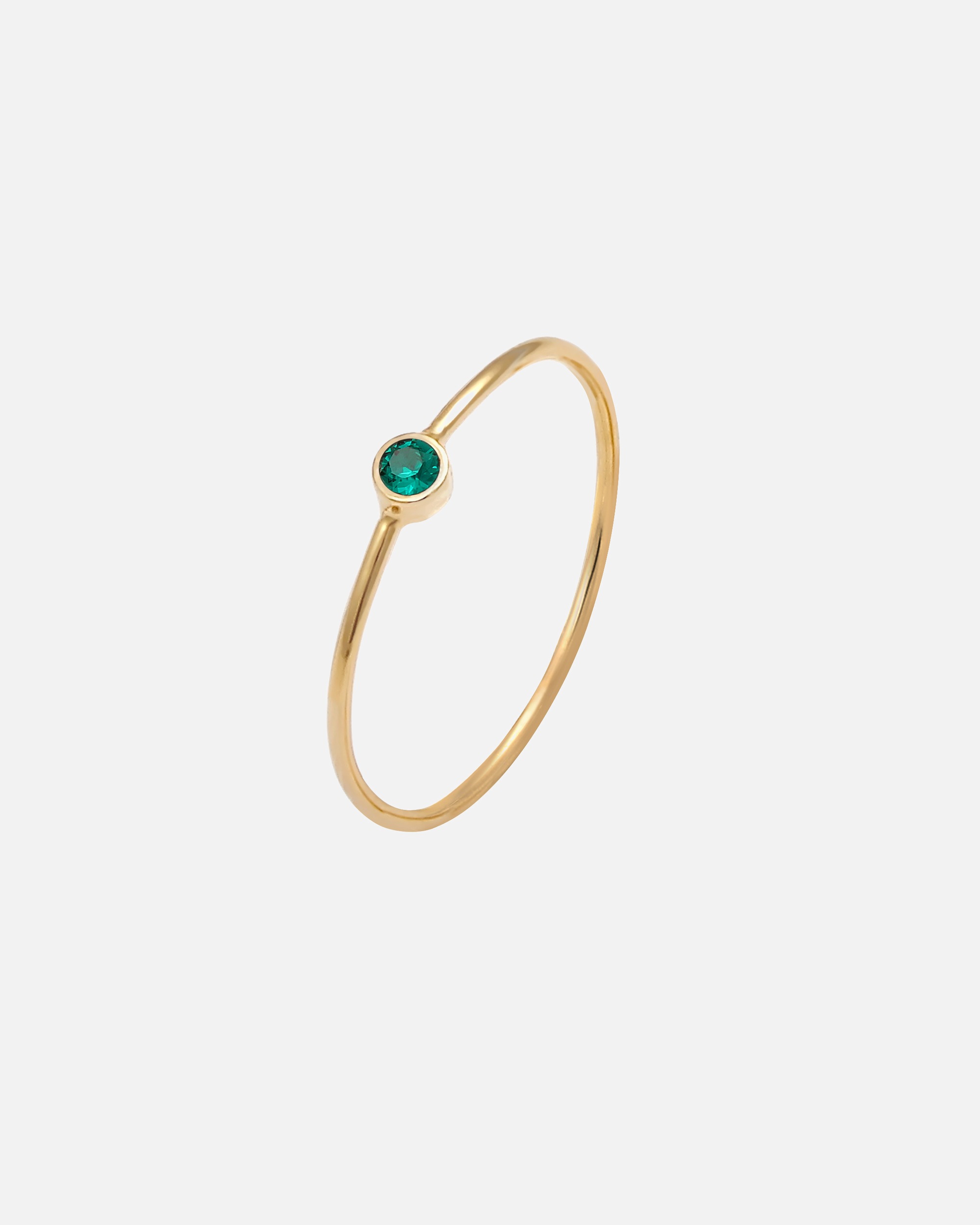 Bague pour Femme Elli Stacking Kristalle Grün 925 Silber 48