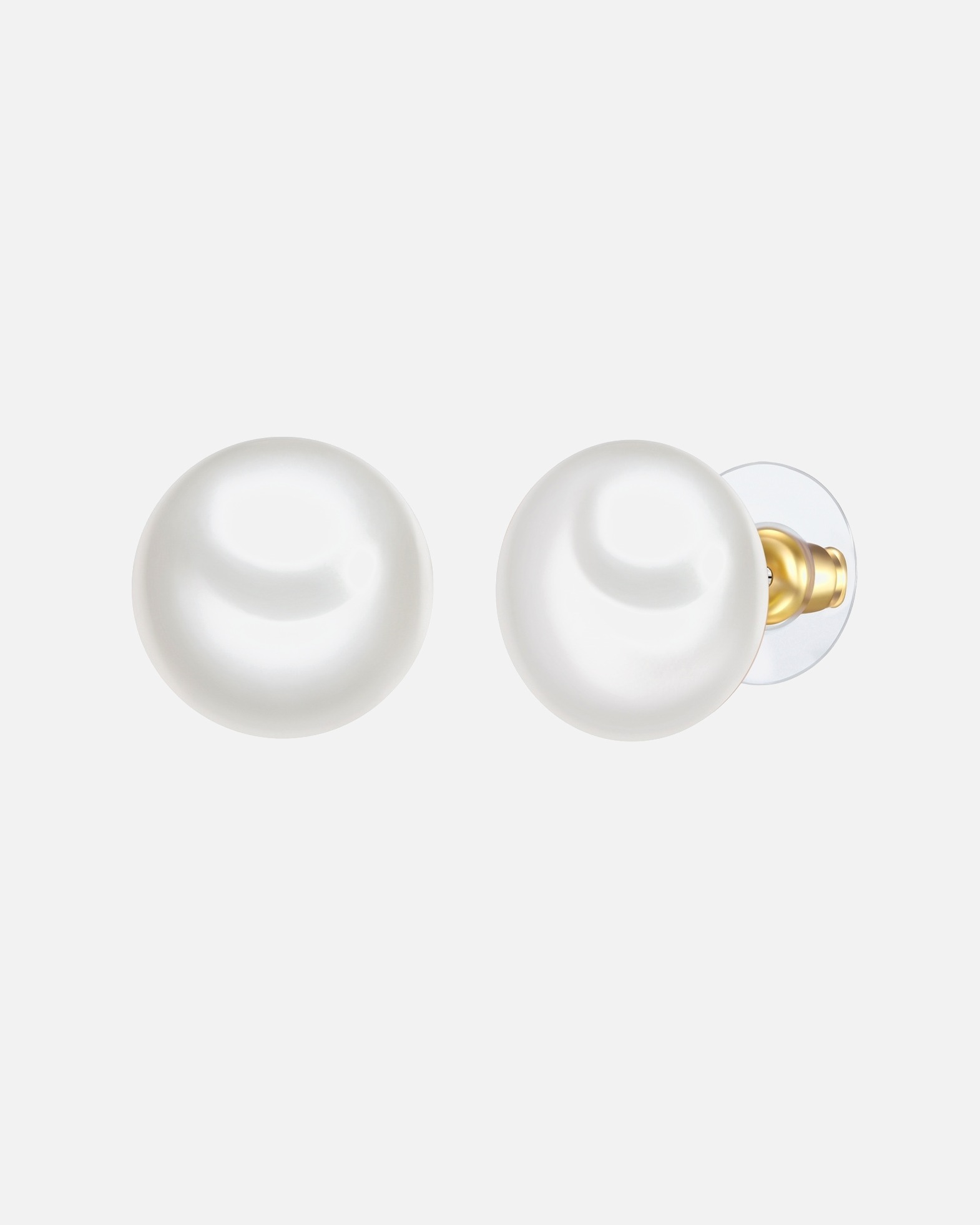 Boucles d'oreilles pour Femme Yokoamii Boucles d´oreilles en Alliage de fer en Or jaune 16,2 mm