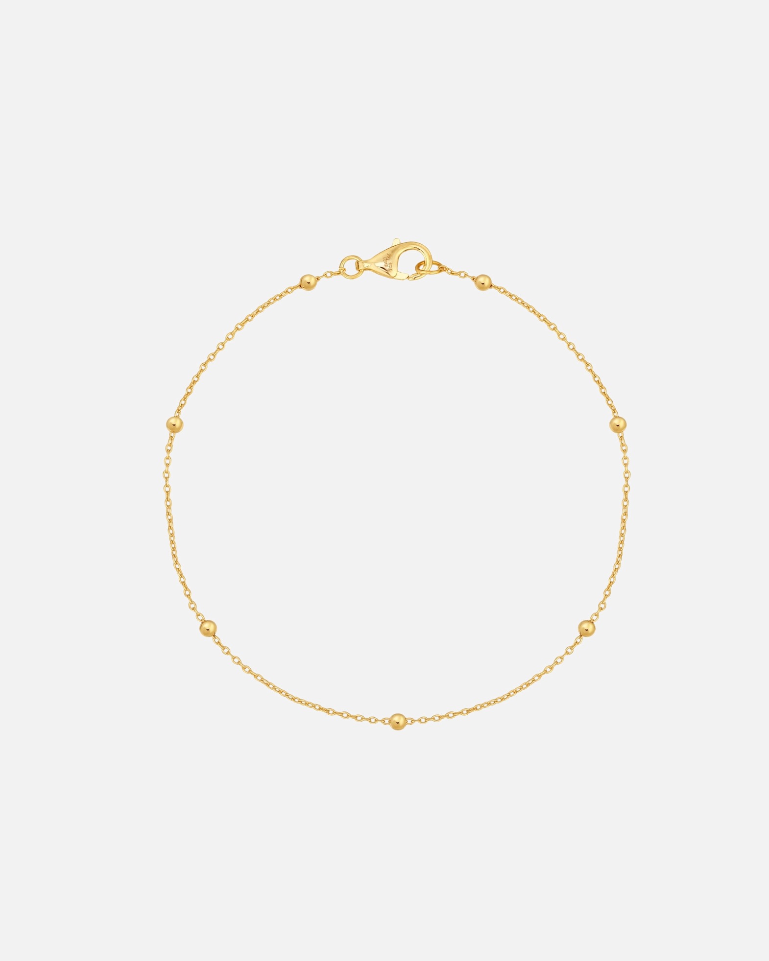 Bracelet pour Femme Rafaela Donata Bracelet en Argent sterling en Or jaune 17 cm