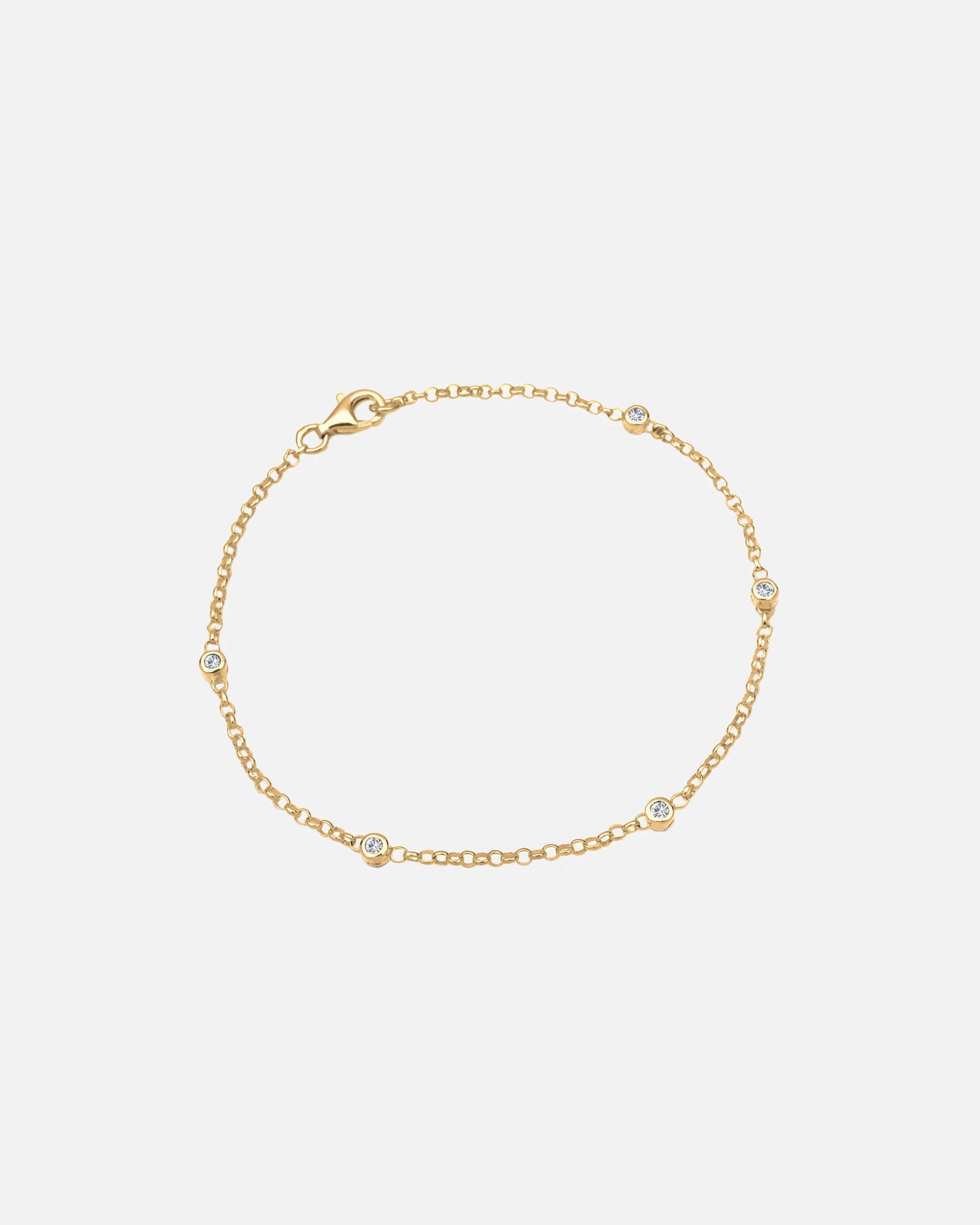 Bracelet pour Femme Elli Femmes Classique Basique avec Cristaux en Argent Sterling 925 18