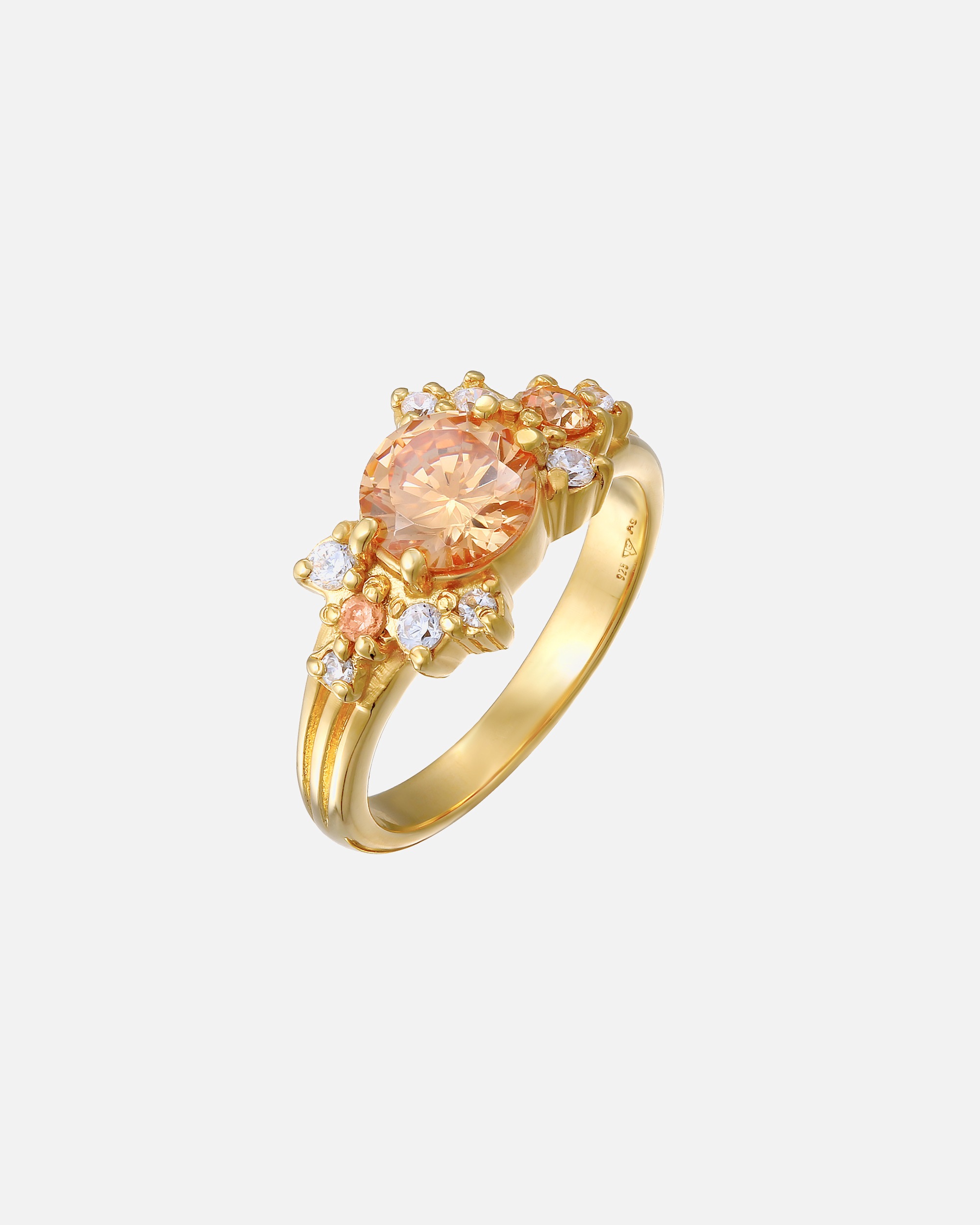 Bague pour Femme Elli PREMIUM Cocktail Statement Zirkonia 925 Silber 54