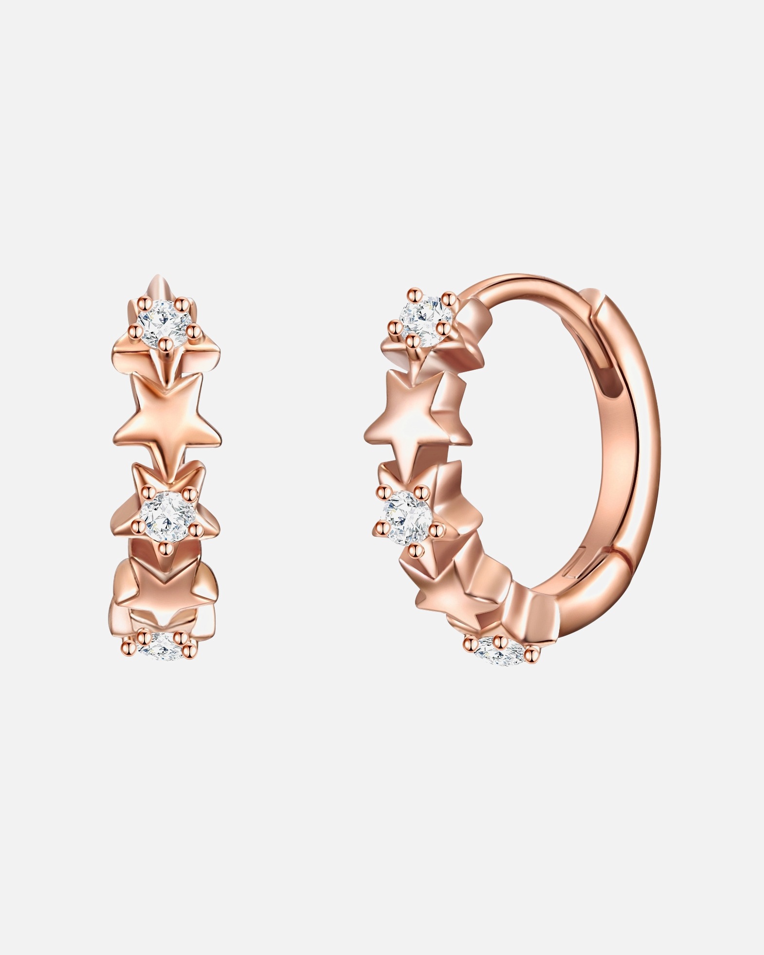 Boucles d'oreilles pour Femme Boucles d'oreilles or rose