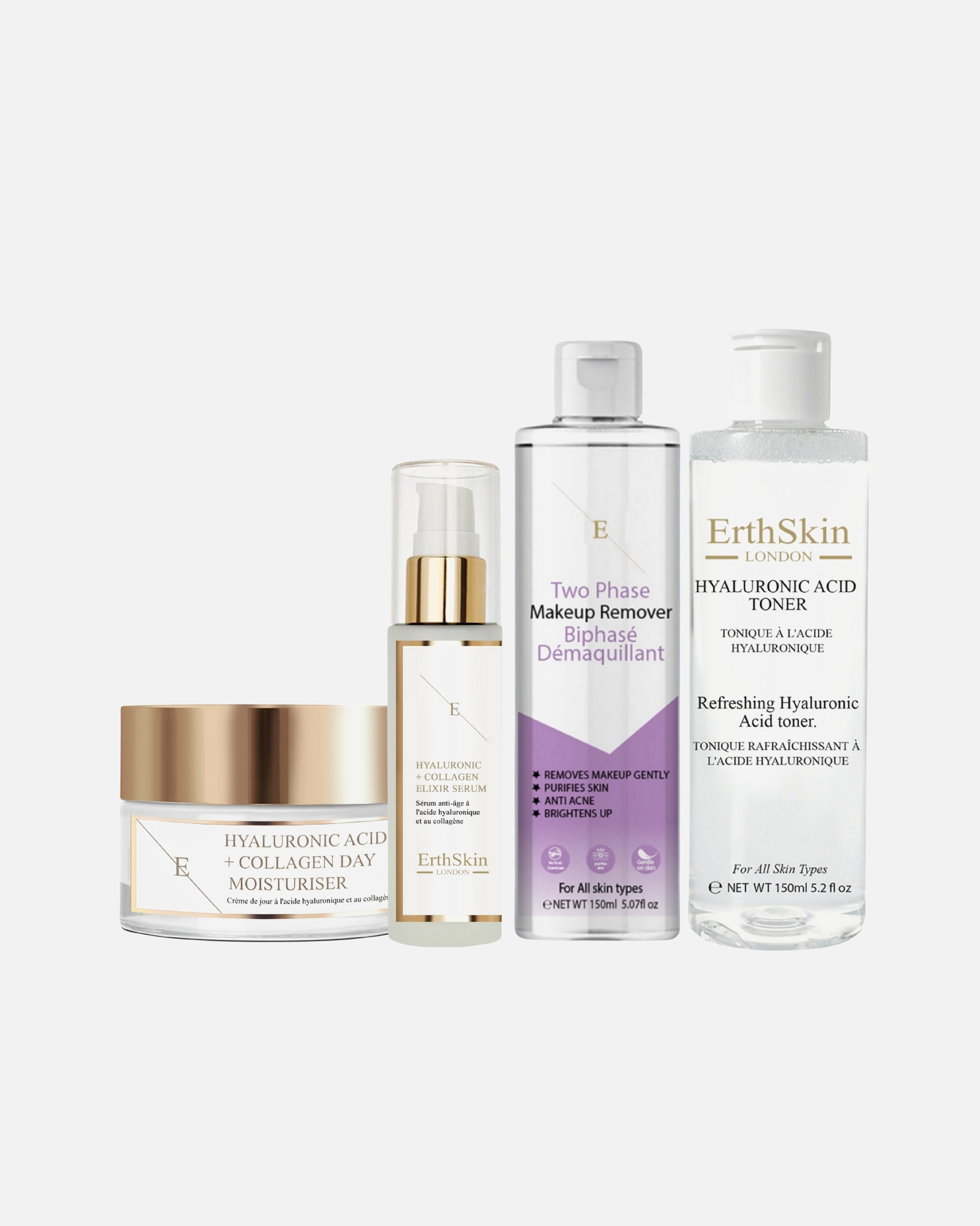 Coffret soin visage pour Femme ErthSkin London Coffret Hydra Nettoyant et Soin 1 pièce