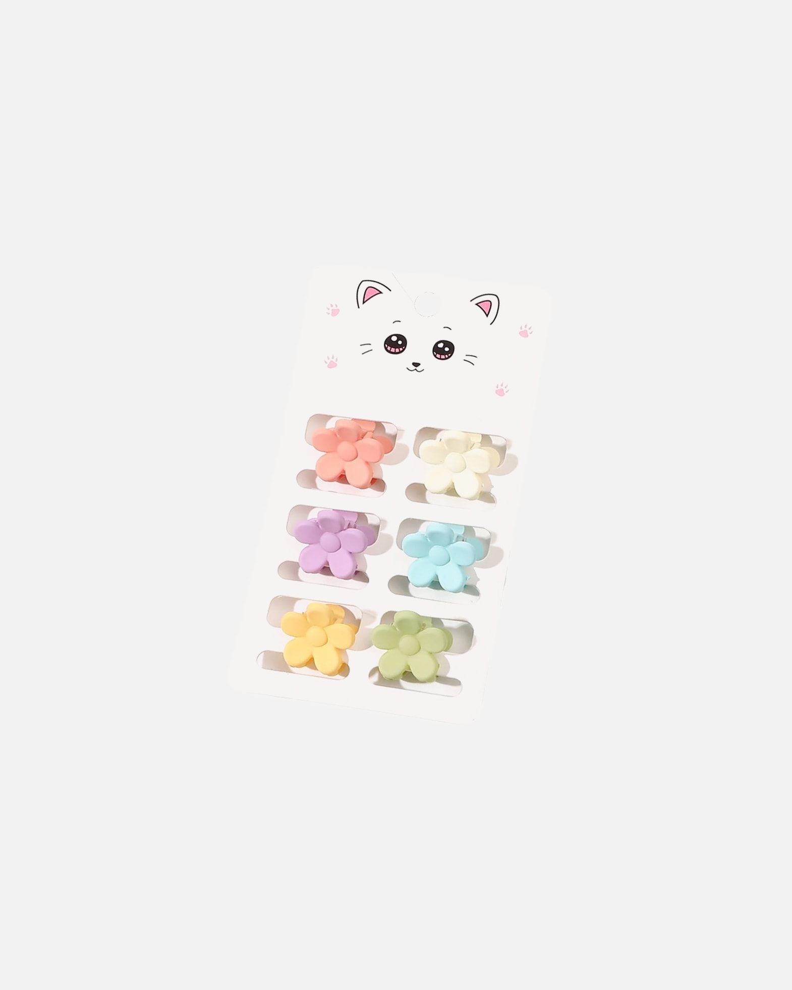 Pince à cheveux pour Homme SOHO SOHO Lala Mini Pinces à Cheveux - Fleurs Pastel (Lot de 6) SOHO Lala Mini Pinces à Cheveux - Fleurs Pastel (Lot de 6)