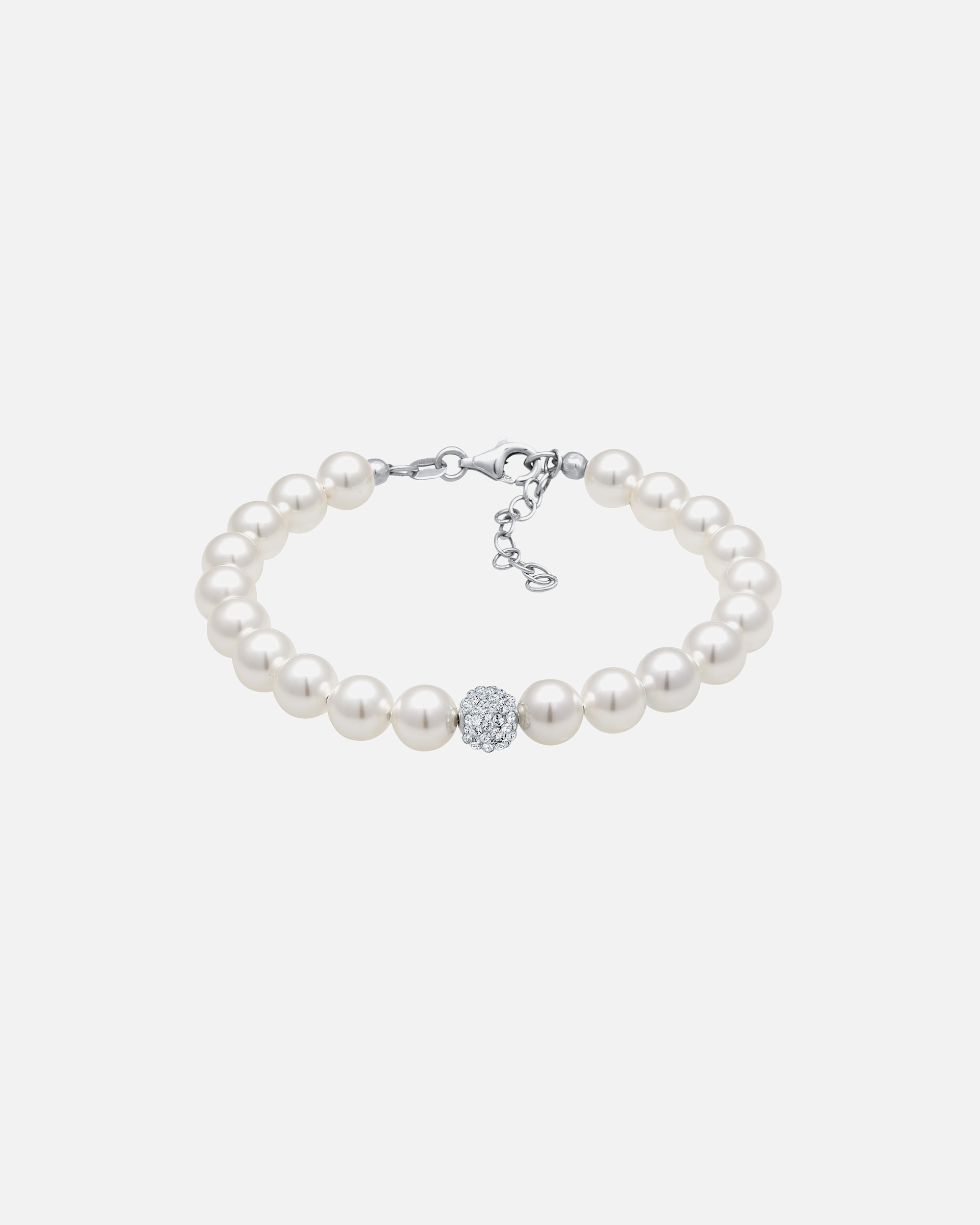 Bracelet pour Femme Elli Perles synthétiques Argent 925 20