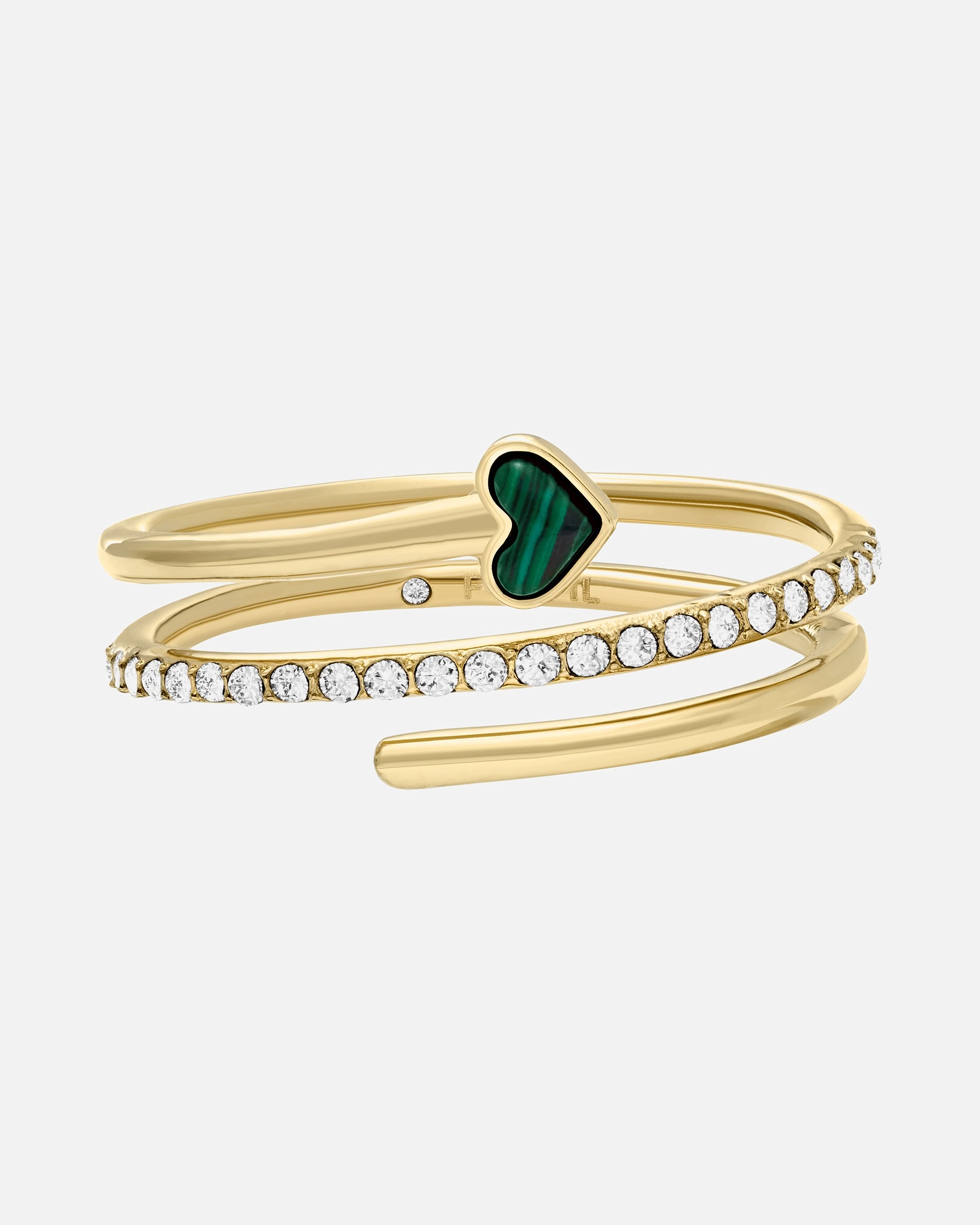 Bague pour Femme Fossil Bagues or 55