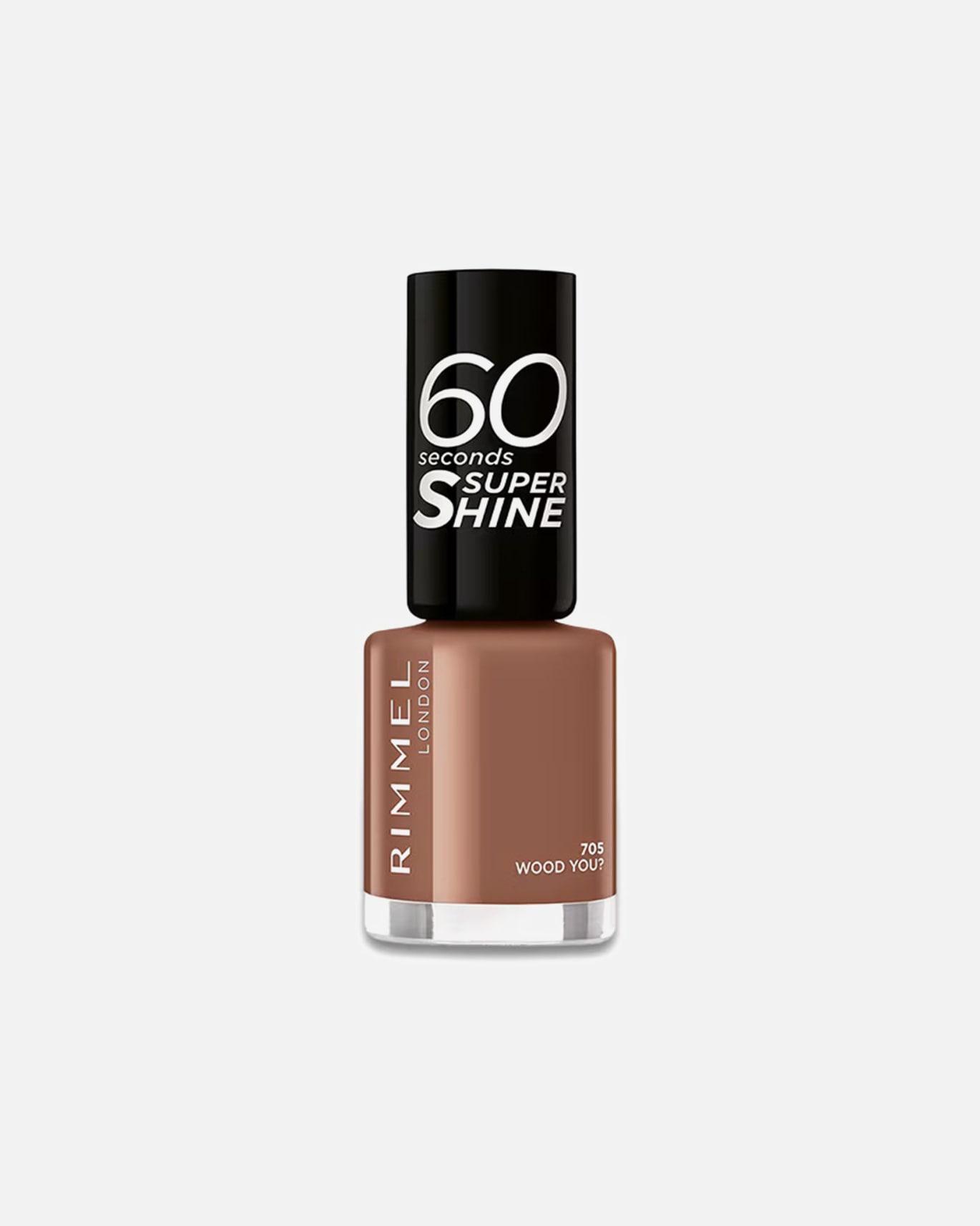 Vernis pour Unisexe Rimmel London Vernis à Ongles 60 Seconds Super Shine 705 Wood You ?