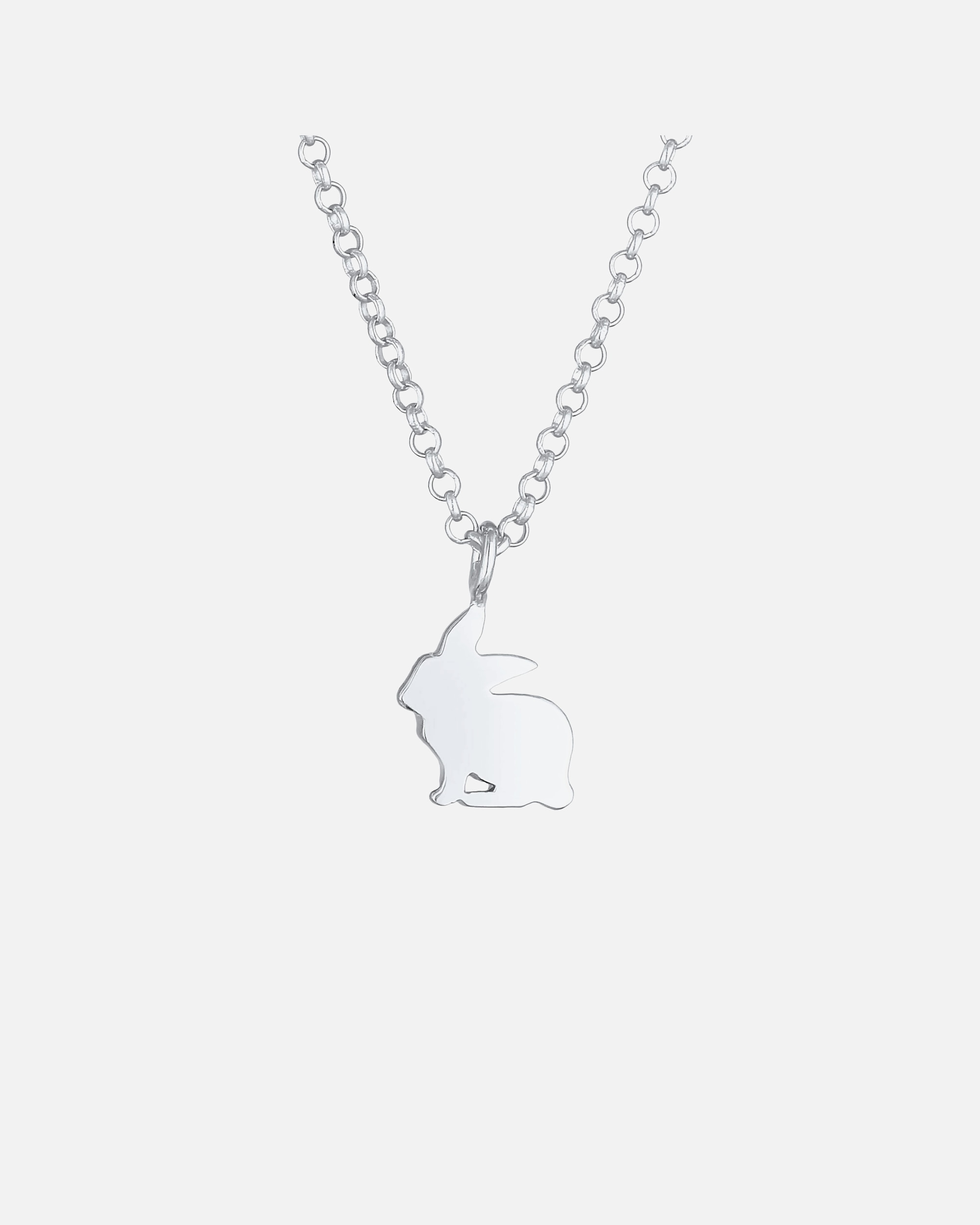 Collier pour Femme Elli Pendentif Enfant Lapin Animal Animal mignon et joueur en argent sterling 925 silberfarben