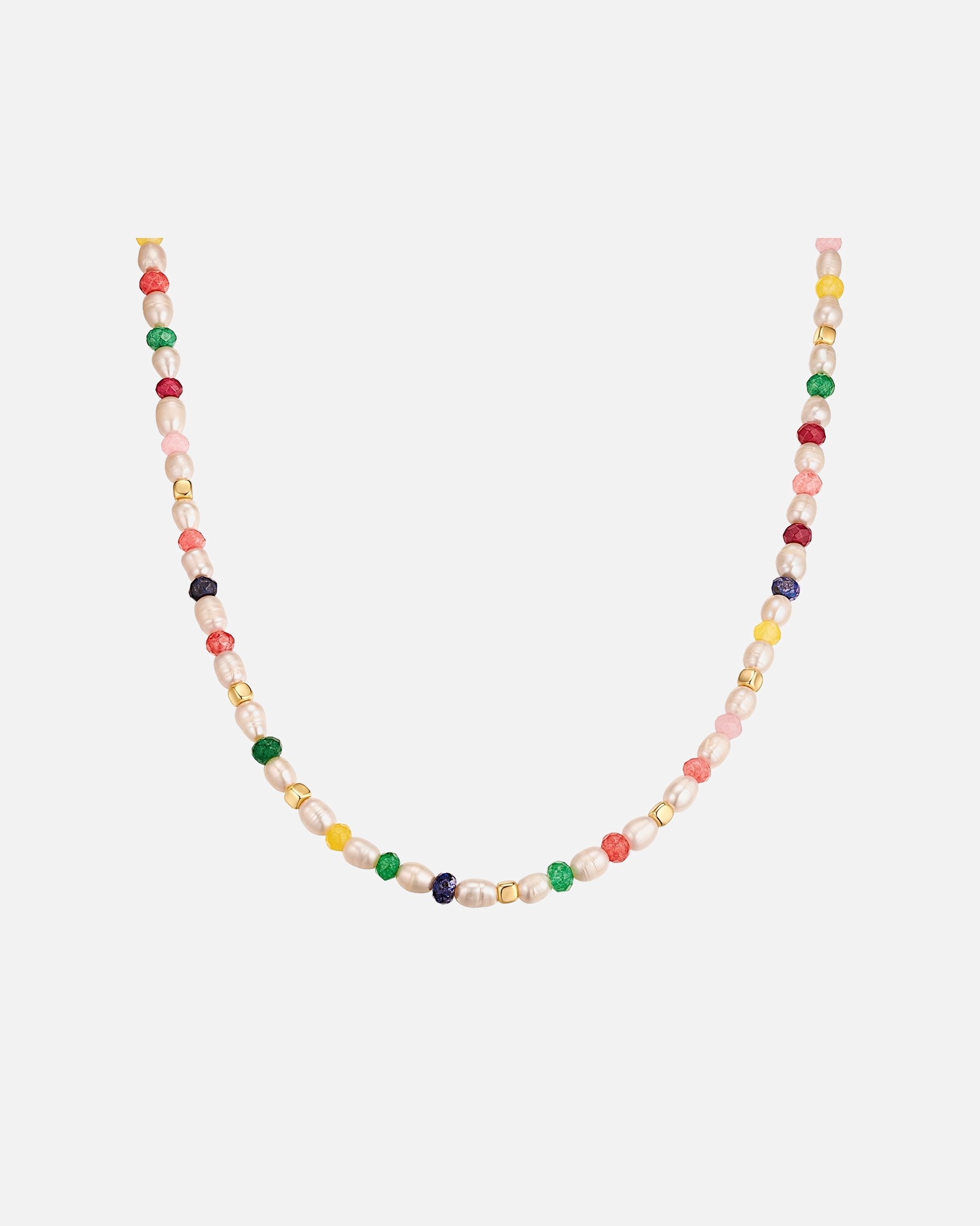 Collier pour Femme Yokoamii Chaîne en Alliage de fer en Or jaune 40,0 cm Basiskette + 5,0 cm Verlängerung