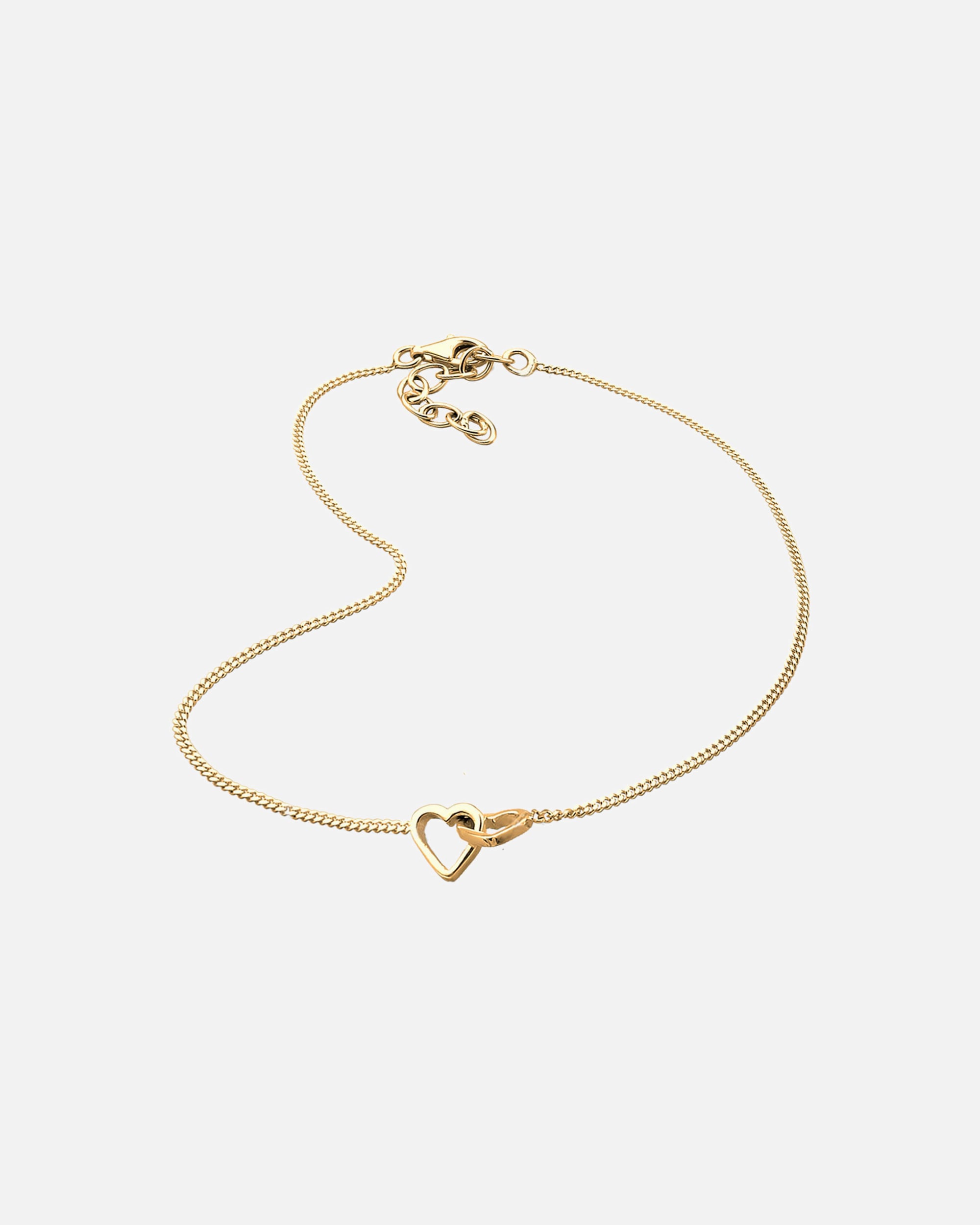 Bijoux pour Femme Elli Femmes coeur en argent sterling 925 goldfarben