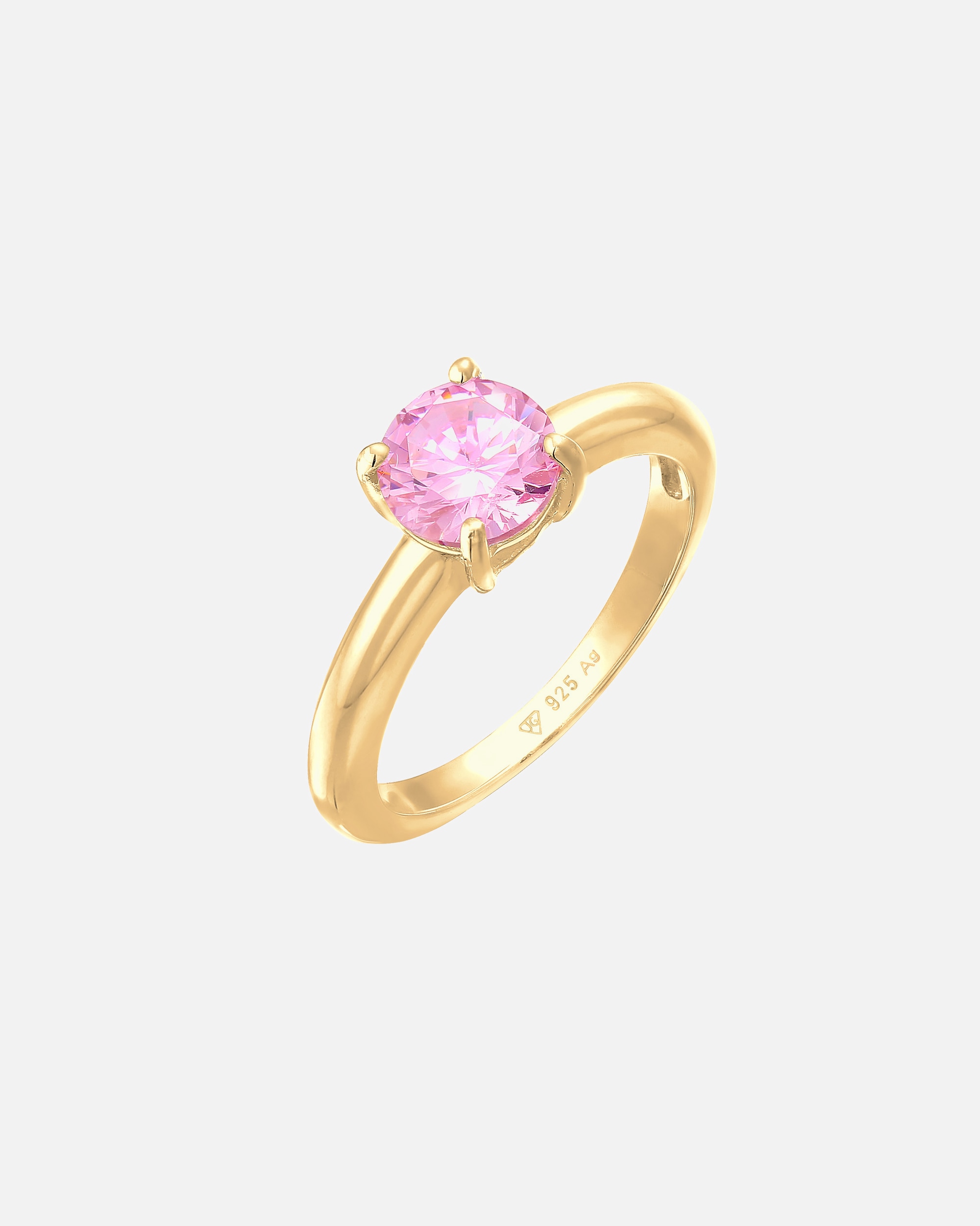 Bague pour Femme Elli Solitaire Classique Zirconia Argent 925 52