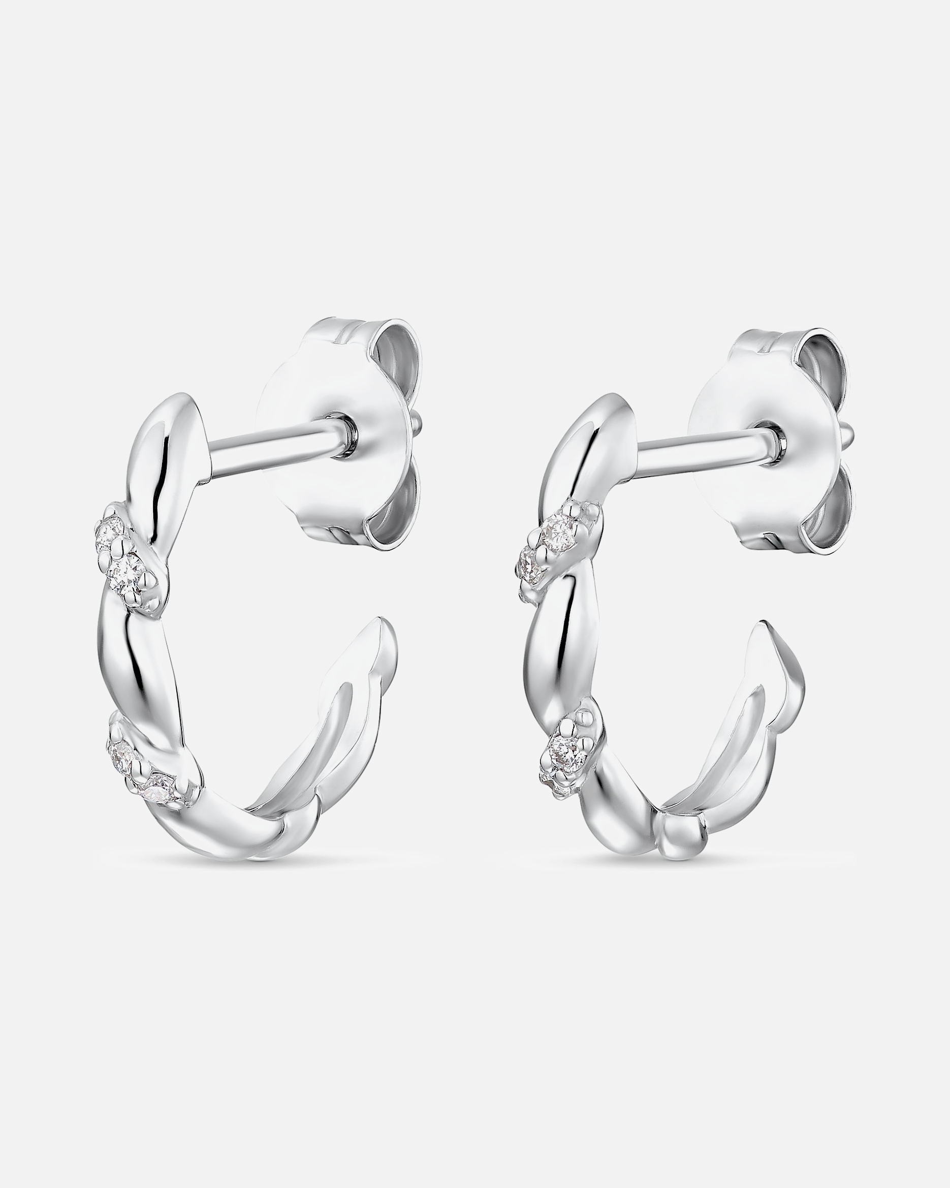 Boucles d'oreilles pour Femme CHRIST Boucles d'oreilles or blanc