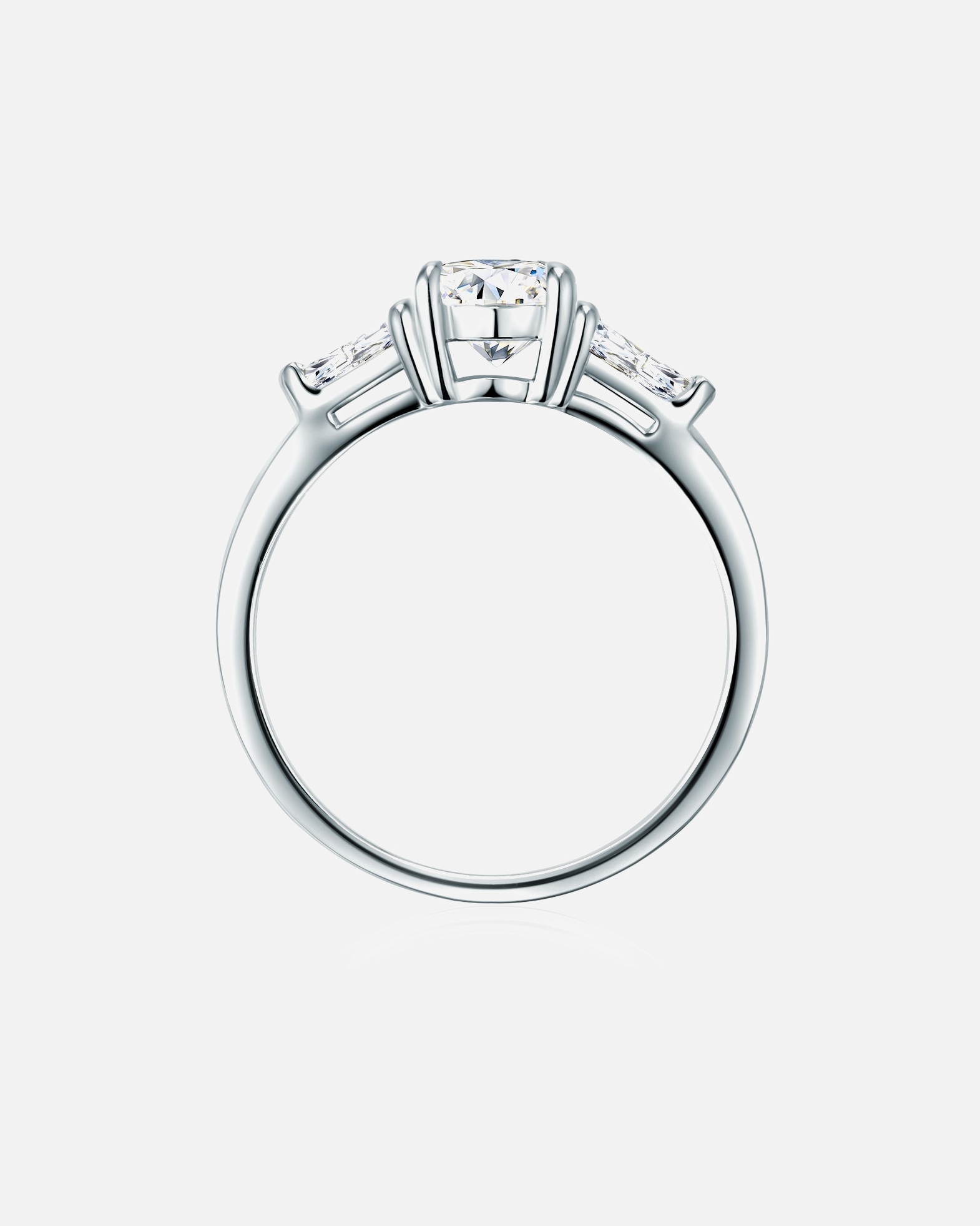Bague pour Femme Trilani Bague en argent Argent sterling Oxyde de zirconium (CZ) en Argent 56